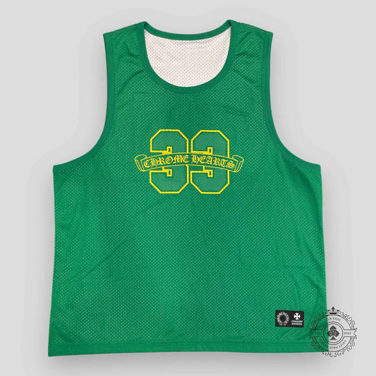 Chrome Hearts Reversible 33 Mesh Jersey in Green