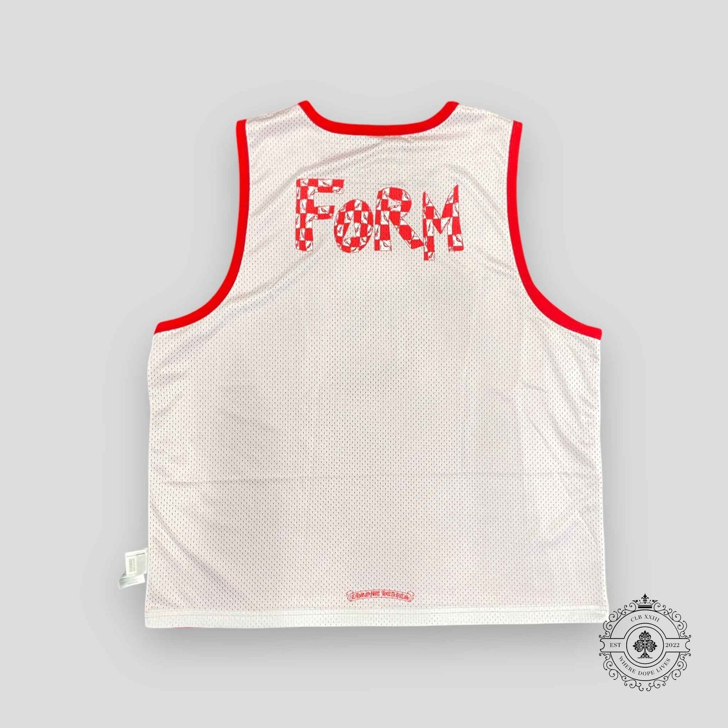 Chrome Hearts Reversible Mesh Team 99 Jersey in Red
