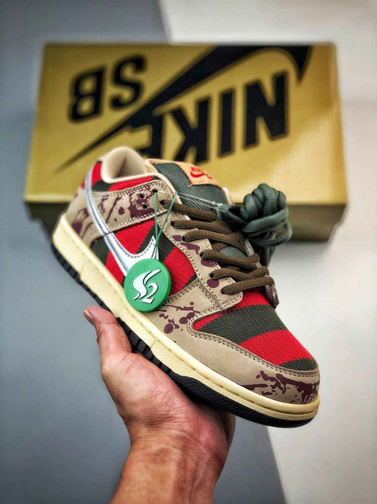 Custom SB Dunk Low “Freddy Krueger” SneakerNational