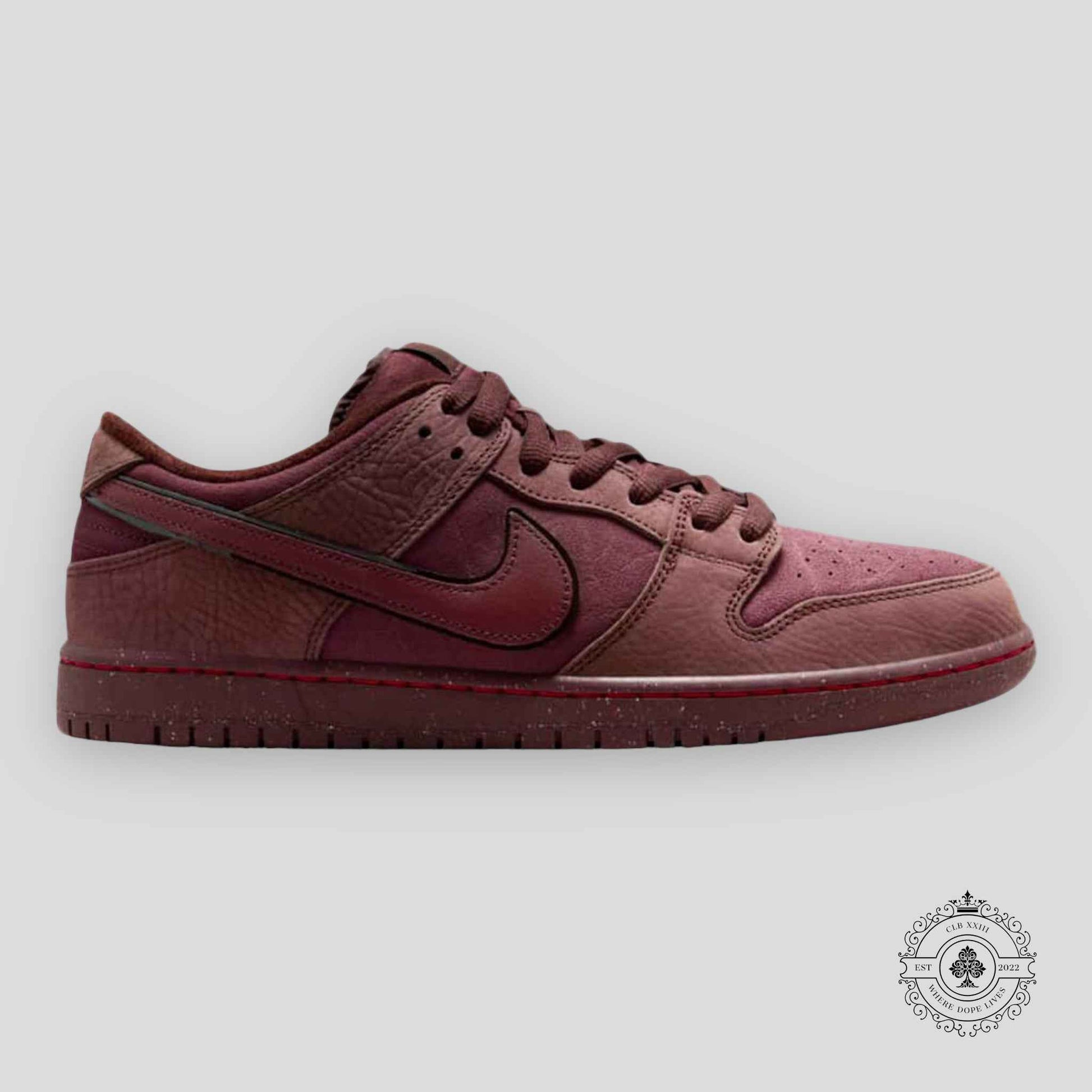 Nike SB Dunk Low City Of Love “Burgundy Crush”