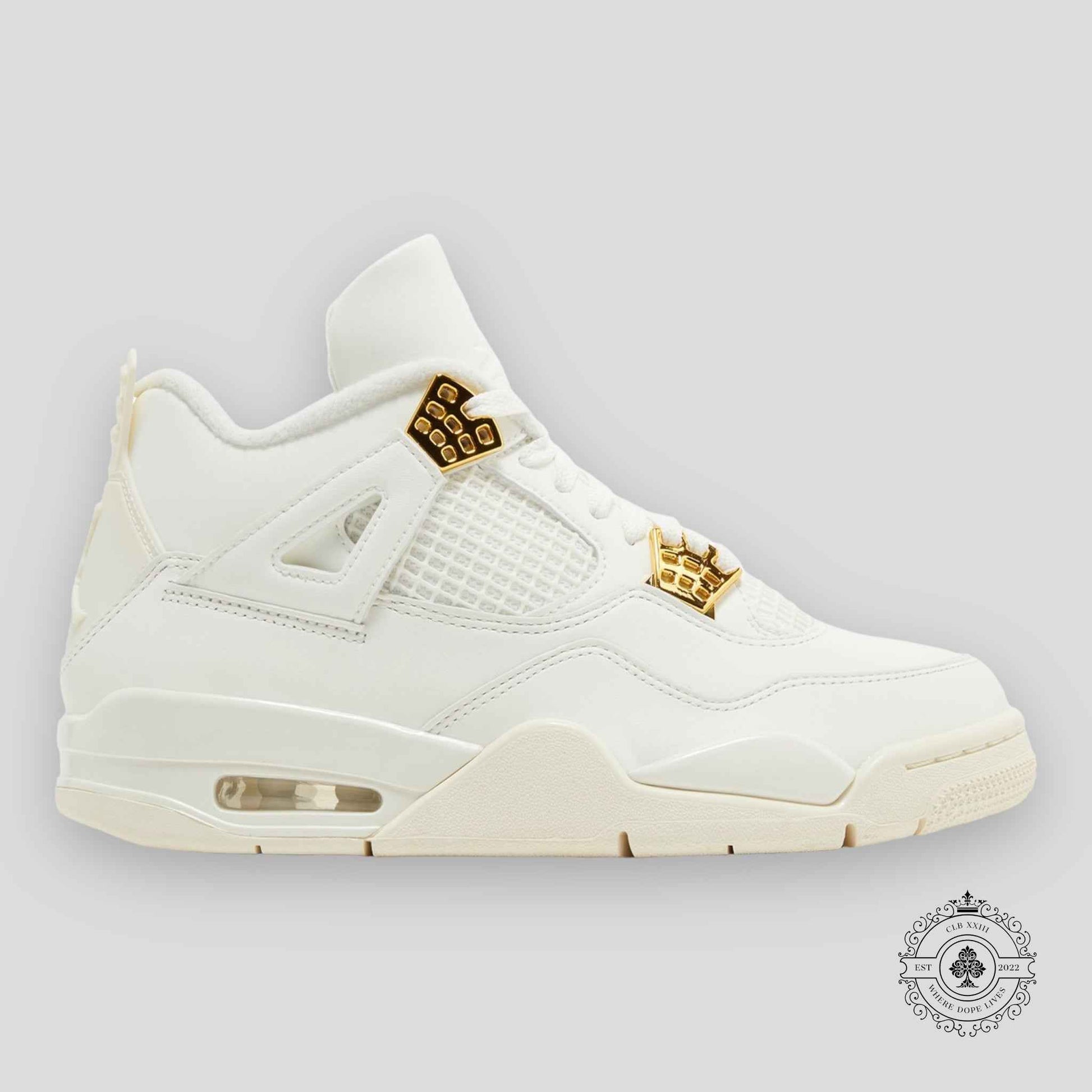 Air Jordan 4 Retro W Metallic Gold