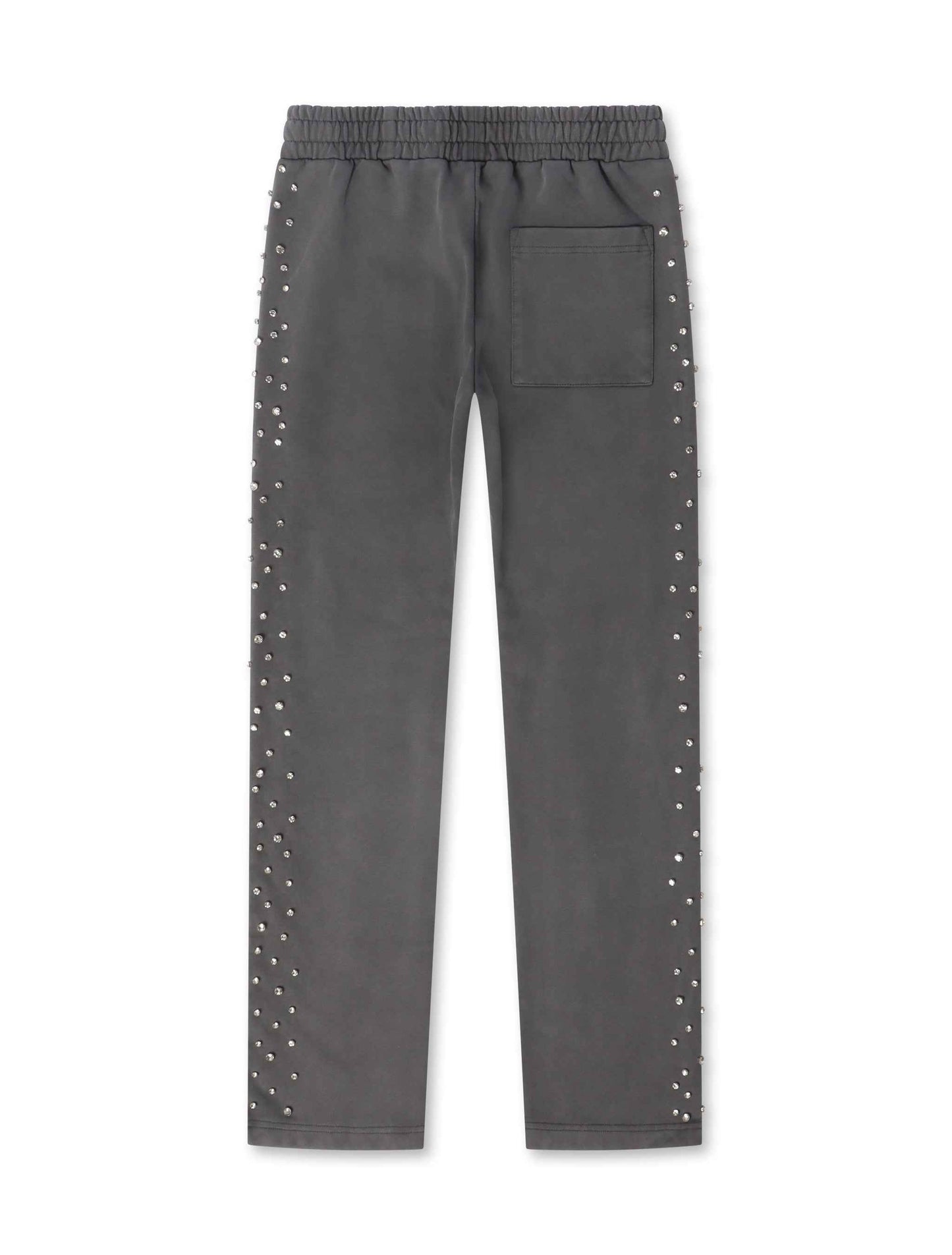 Embellish Ice Lounge Rhinestone Sweatpants - Slate
