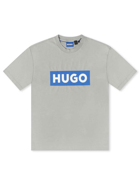 Hugo Nico Tee - Grey/Blue