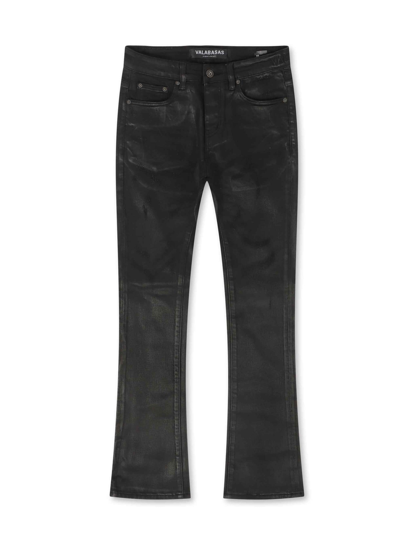 Valabasas Nitrous Stacked Jean - Black Waxed