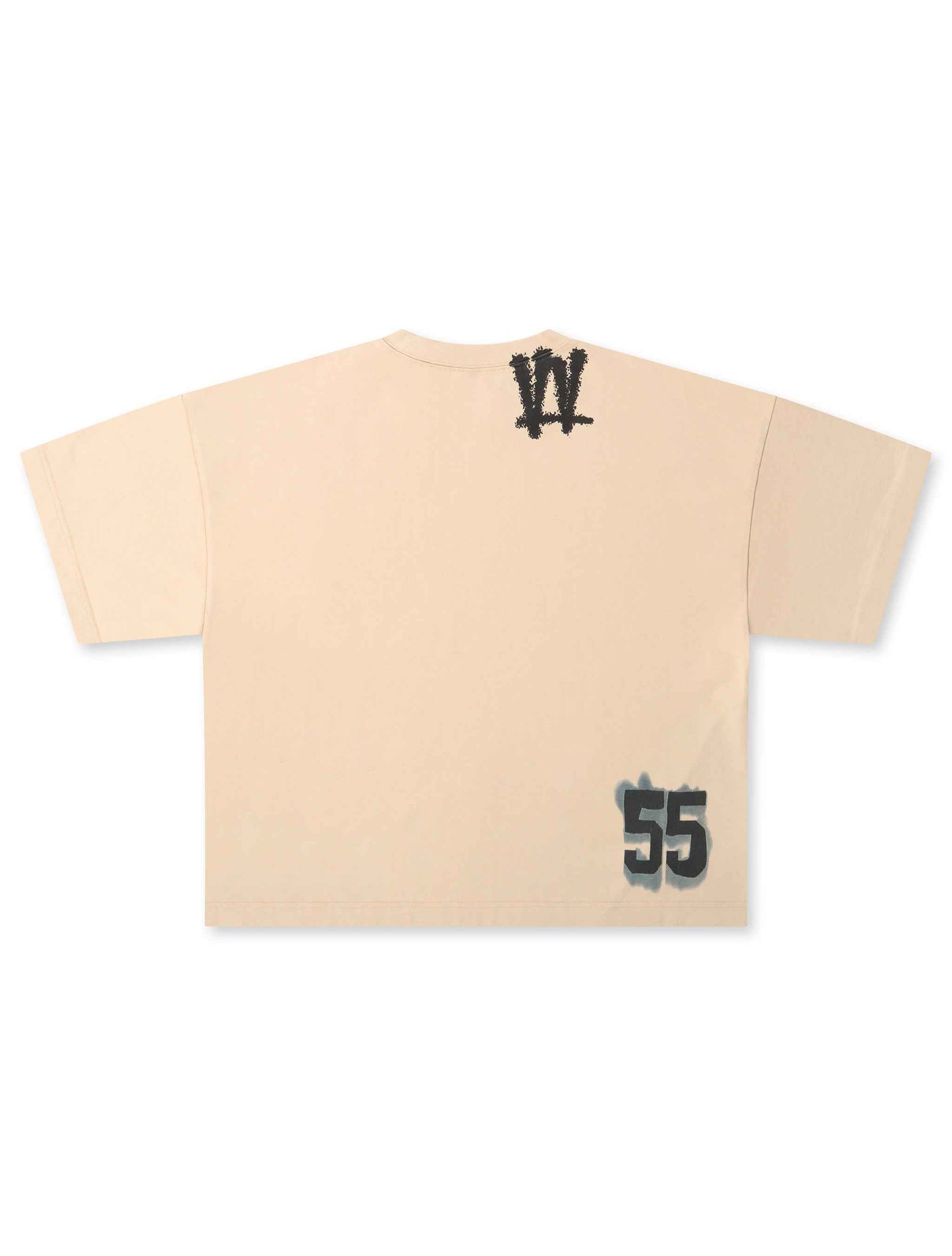 Valabasas NO.5 Boxy Oversized Tee - Beige