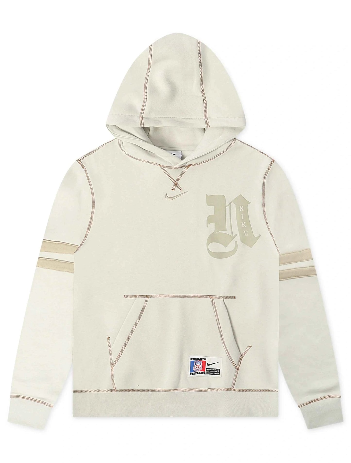 Nike Mens Nike Club Next Up Hoodie - Light Bone