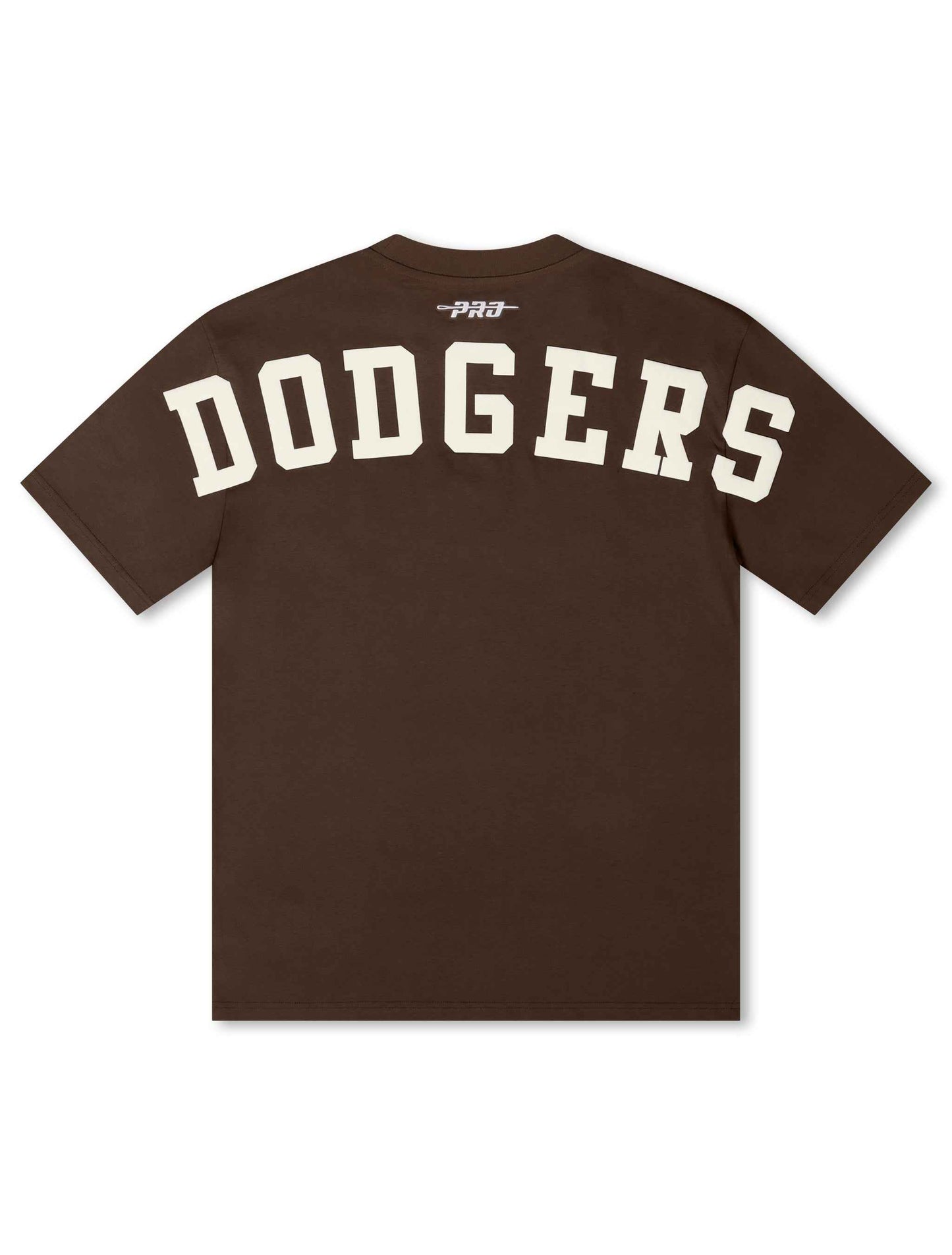 Pro Standard La Dodgers Wingspan Drop Shoulder Tee - Brown