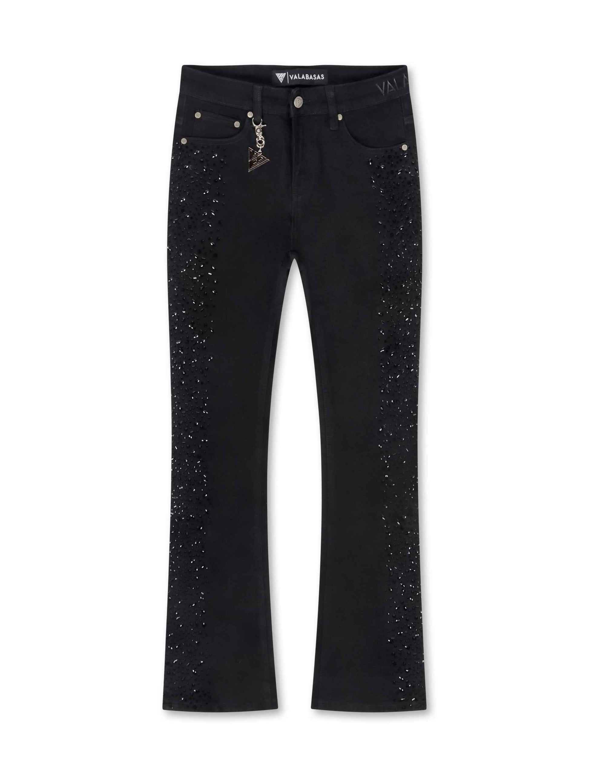 Valabasas Shock Stacked Jeans - Jet Black