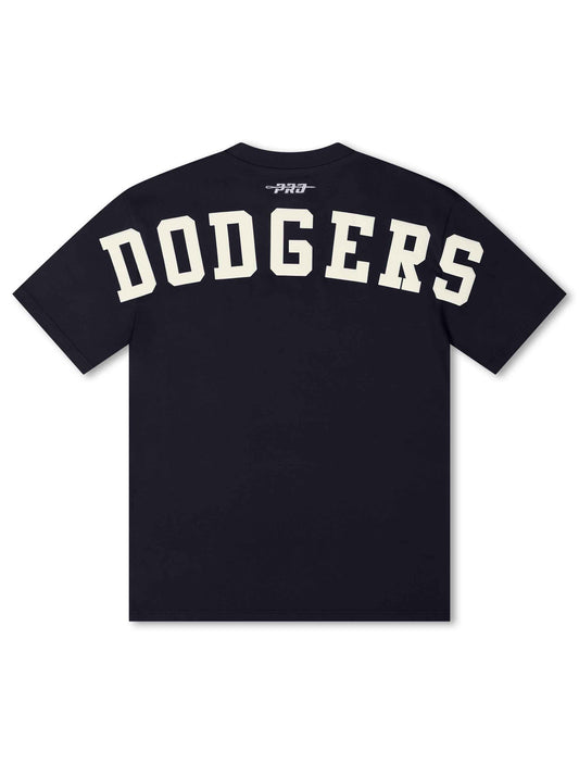 Pro Standard La Dodgers Wingspan Drop Shoulder Tee - Midnight Navy