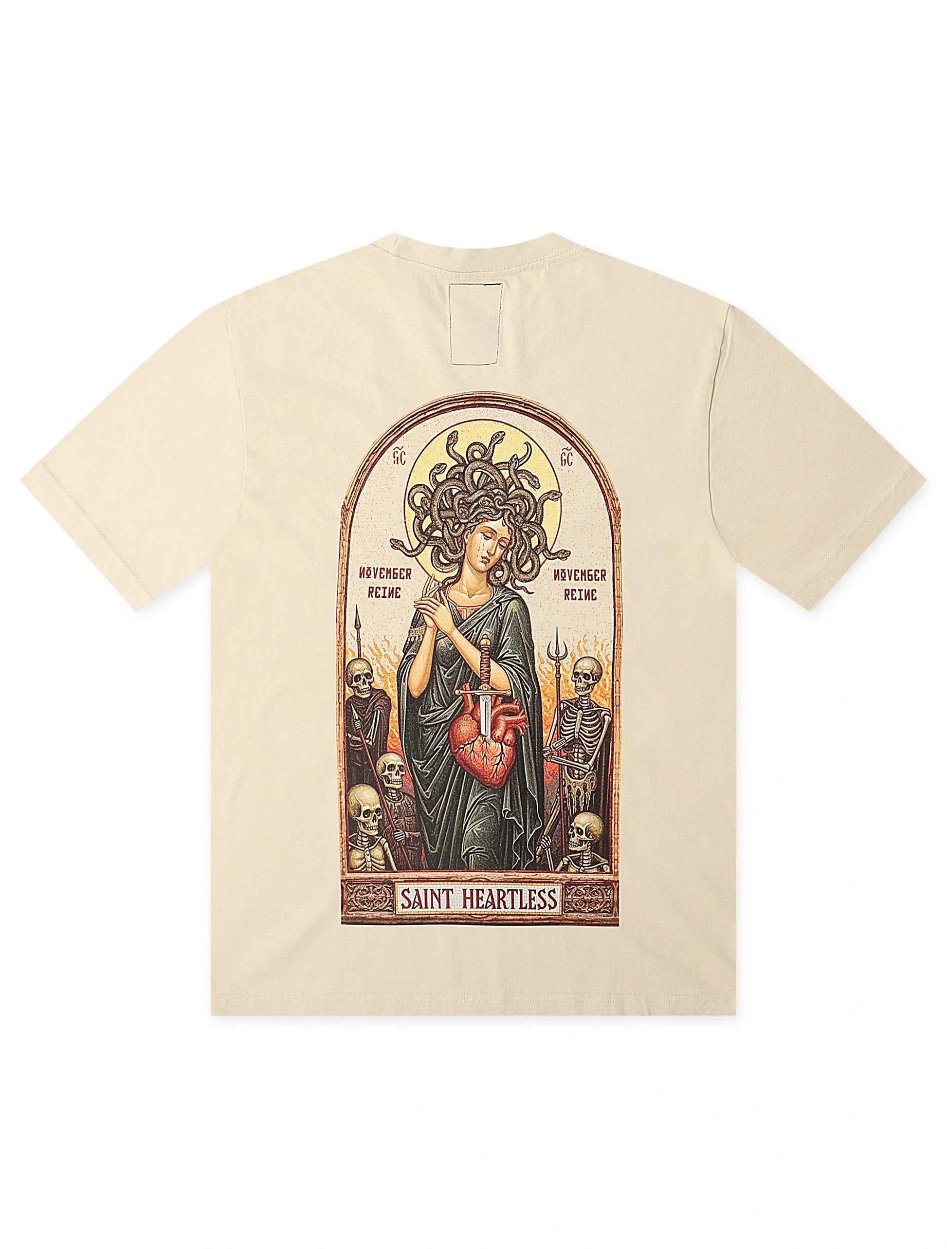 November Reign Saint Heartless Tee - Tan