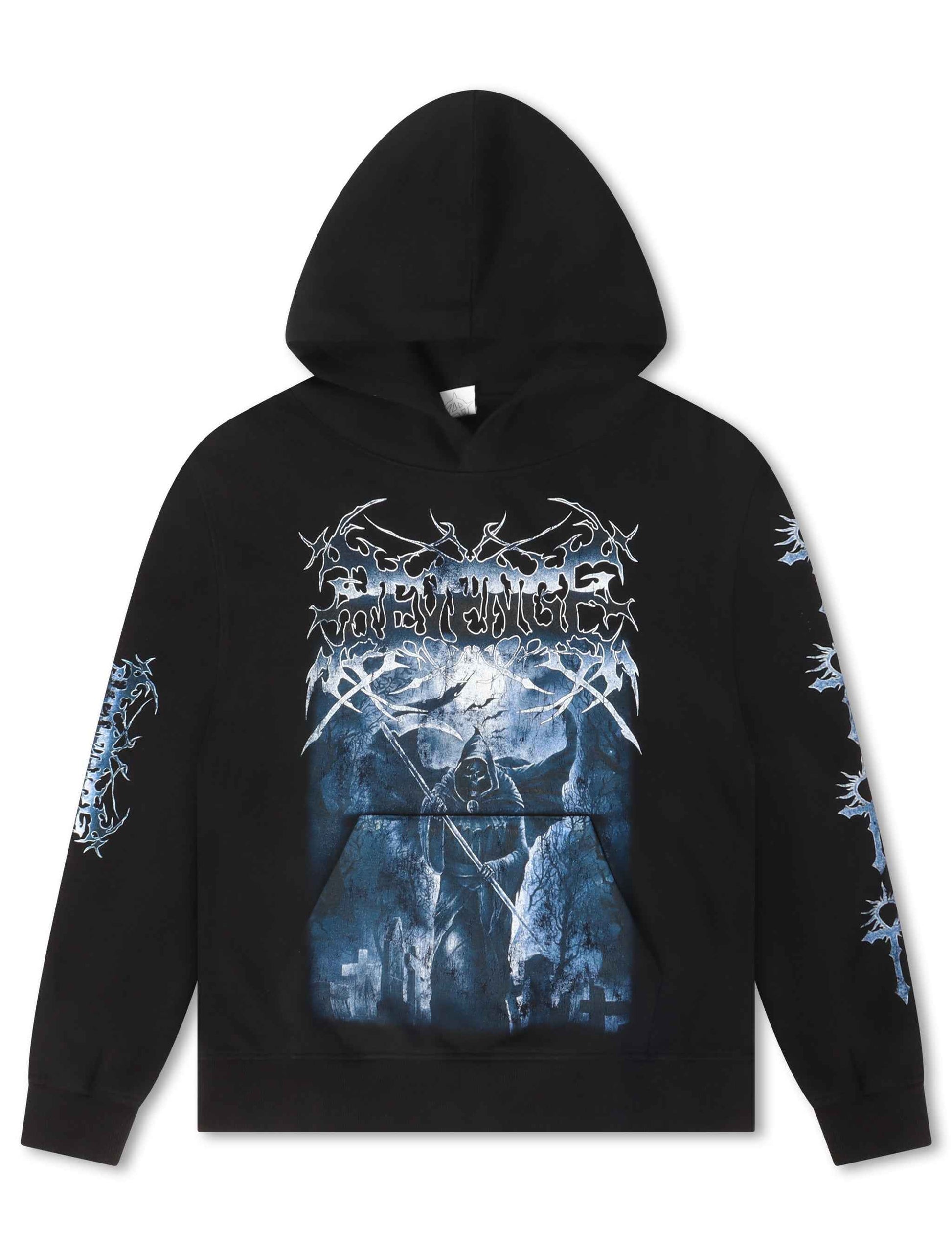 Revenge Chrome Reaper Hoodie - Black