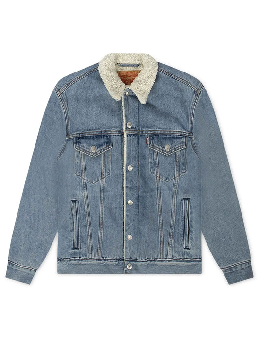 Levi's Type 3 Sherpa Trucker Jacket - Stonewash