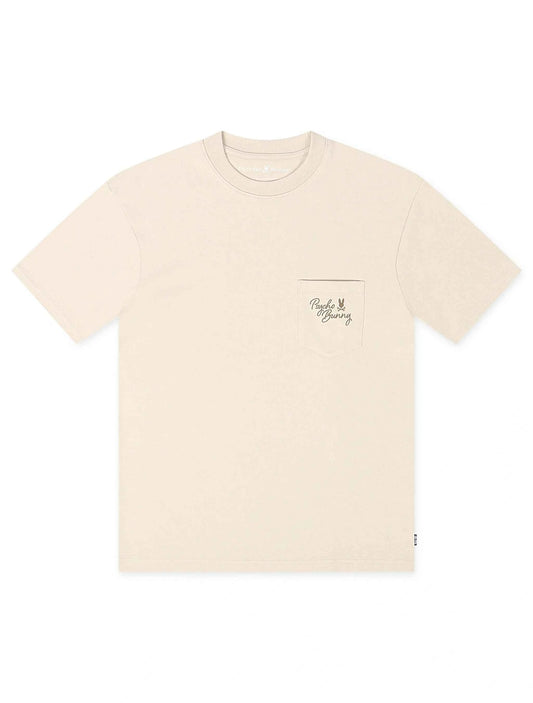 Psycho Bunny Desert Relaxed Pocket Tee - Natural Linen