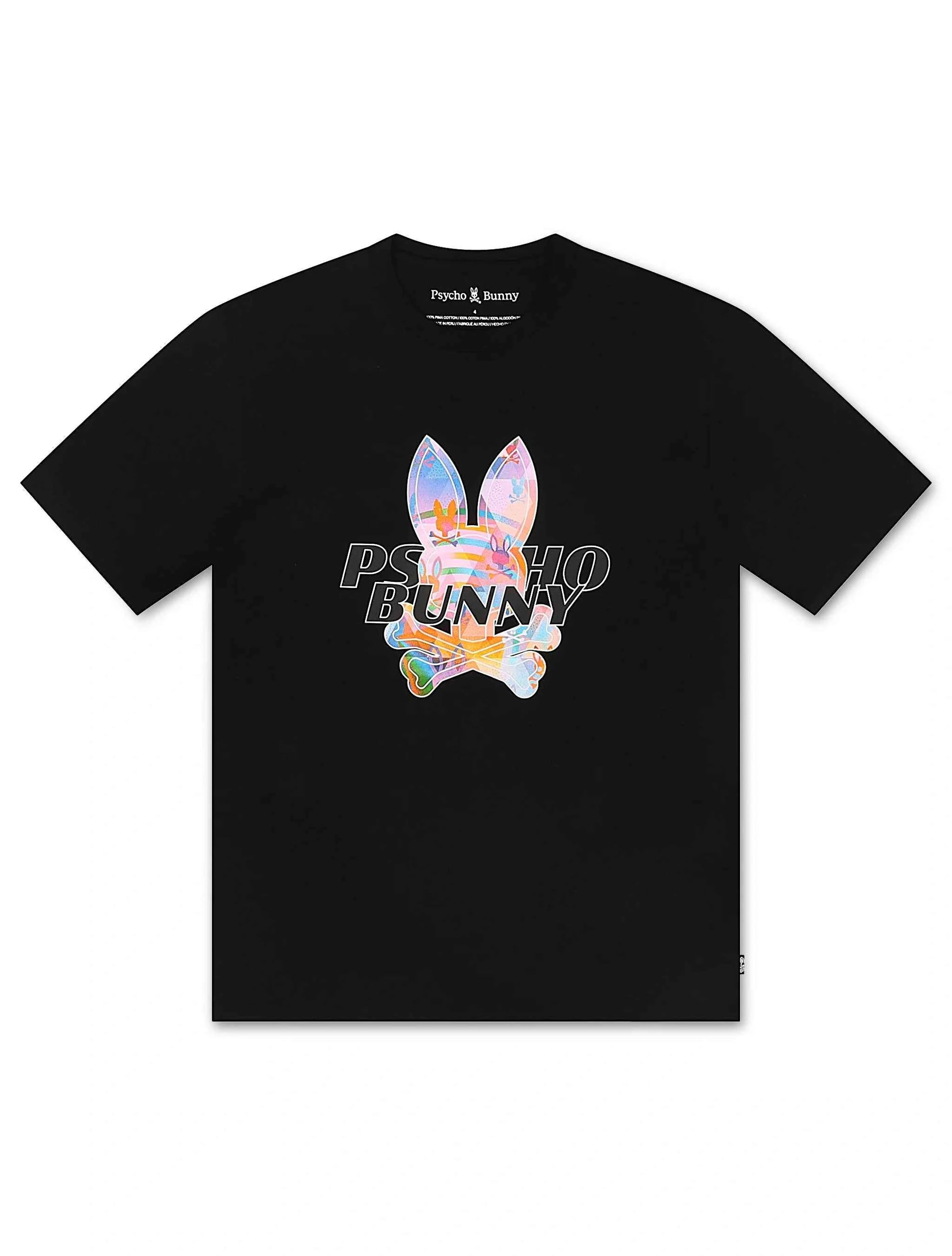 Psycho Bunny Milos Graphic Tee - Black