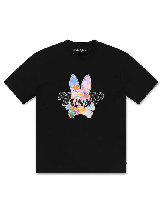 Psycho Bunny Milos Graphic Tee - Black