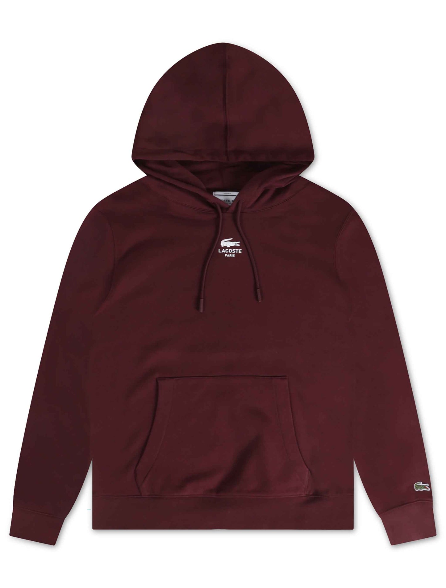 Lacoste Logo Hoodie - Burgundy