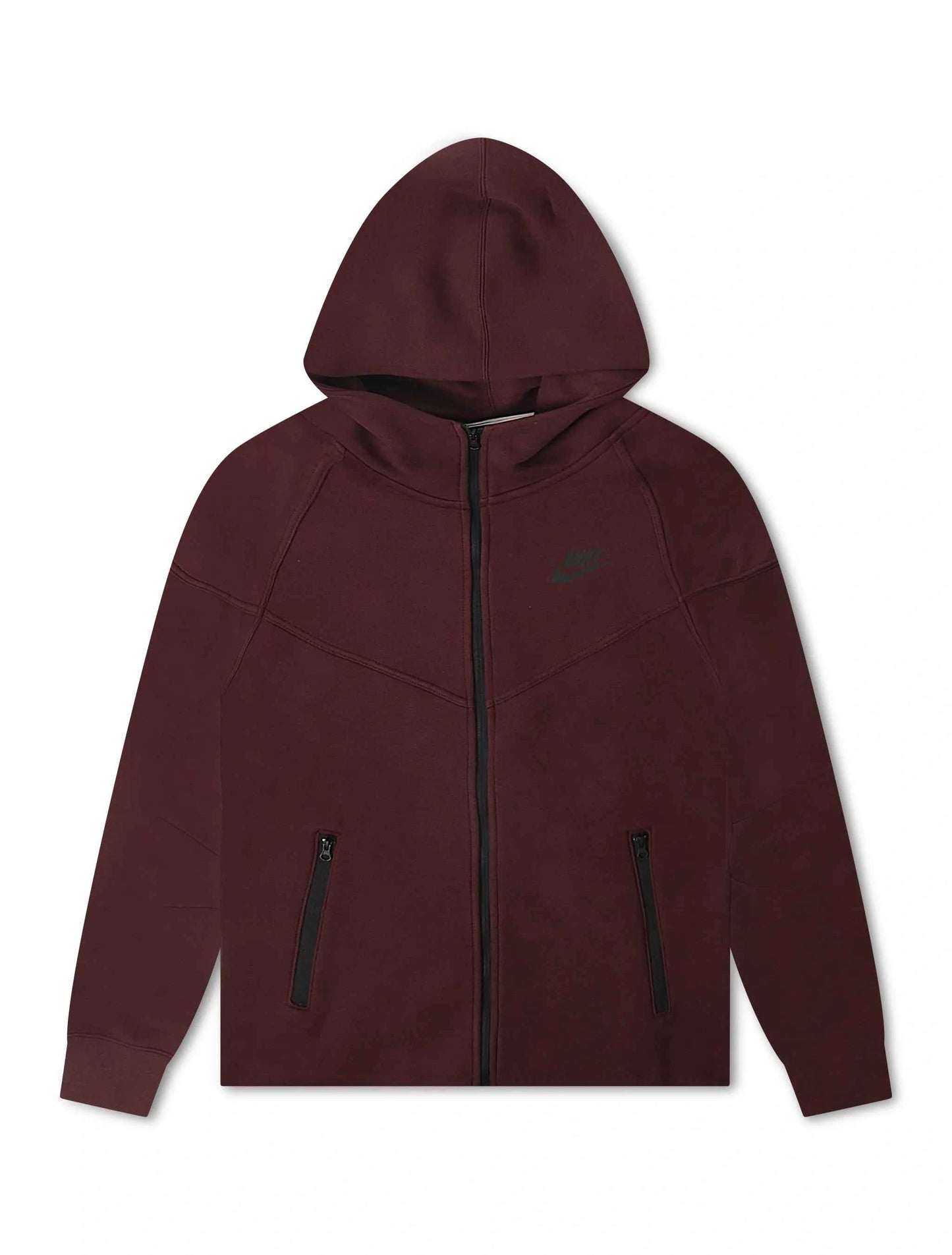 Nike Womens Sportswear Tech Fleece Windrunner  Hoodie- Burgundy Crush