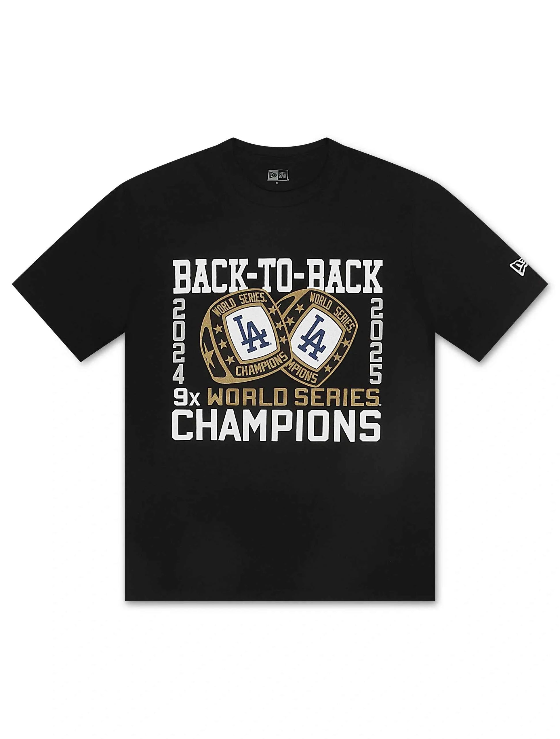 New Era LA Dodgers Back to Back Tee - Black