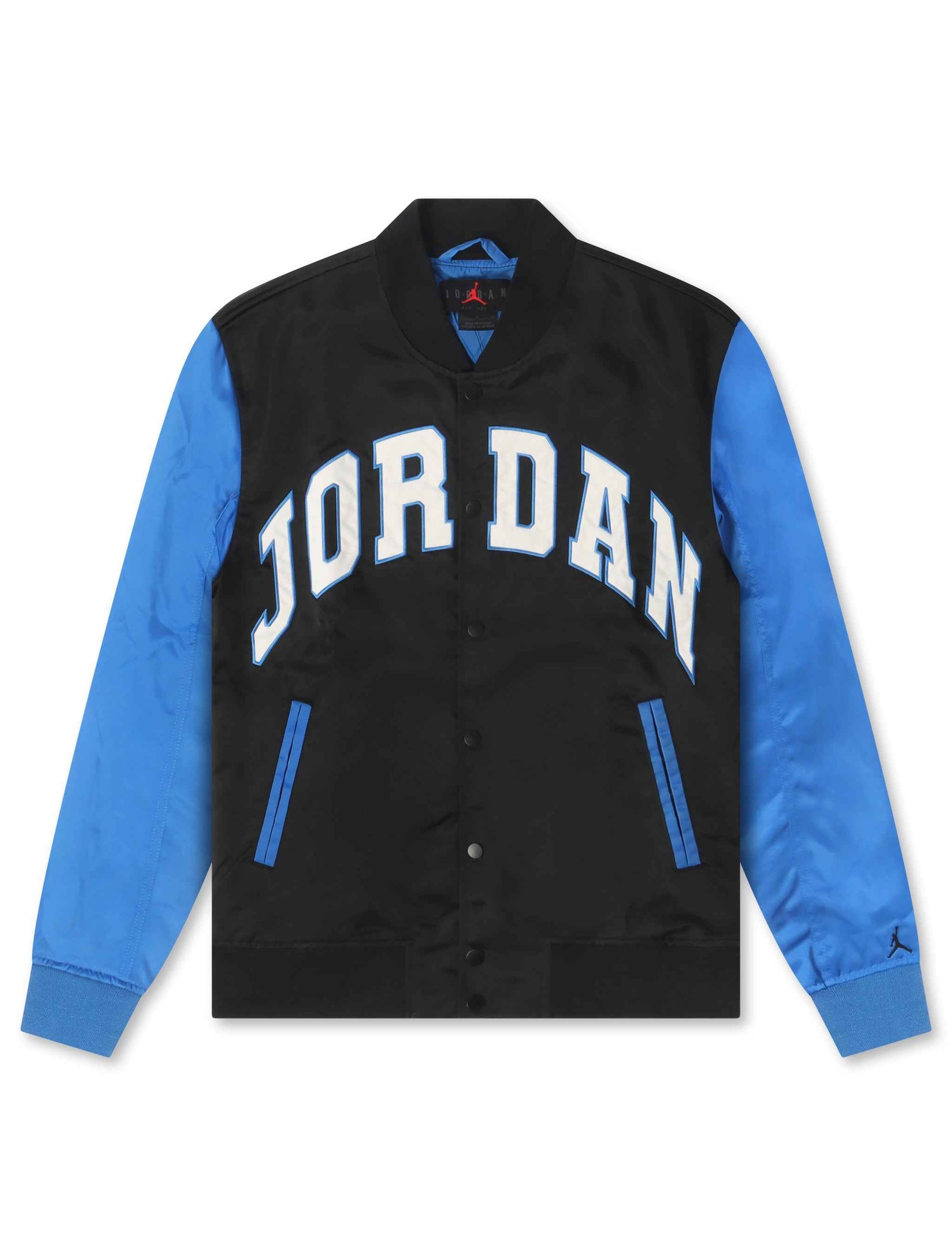 Air Jordan Mens Collegiate Varsity Jacket - Black/Sport Blue
