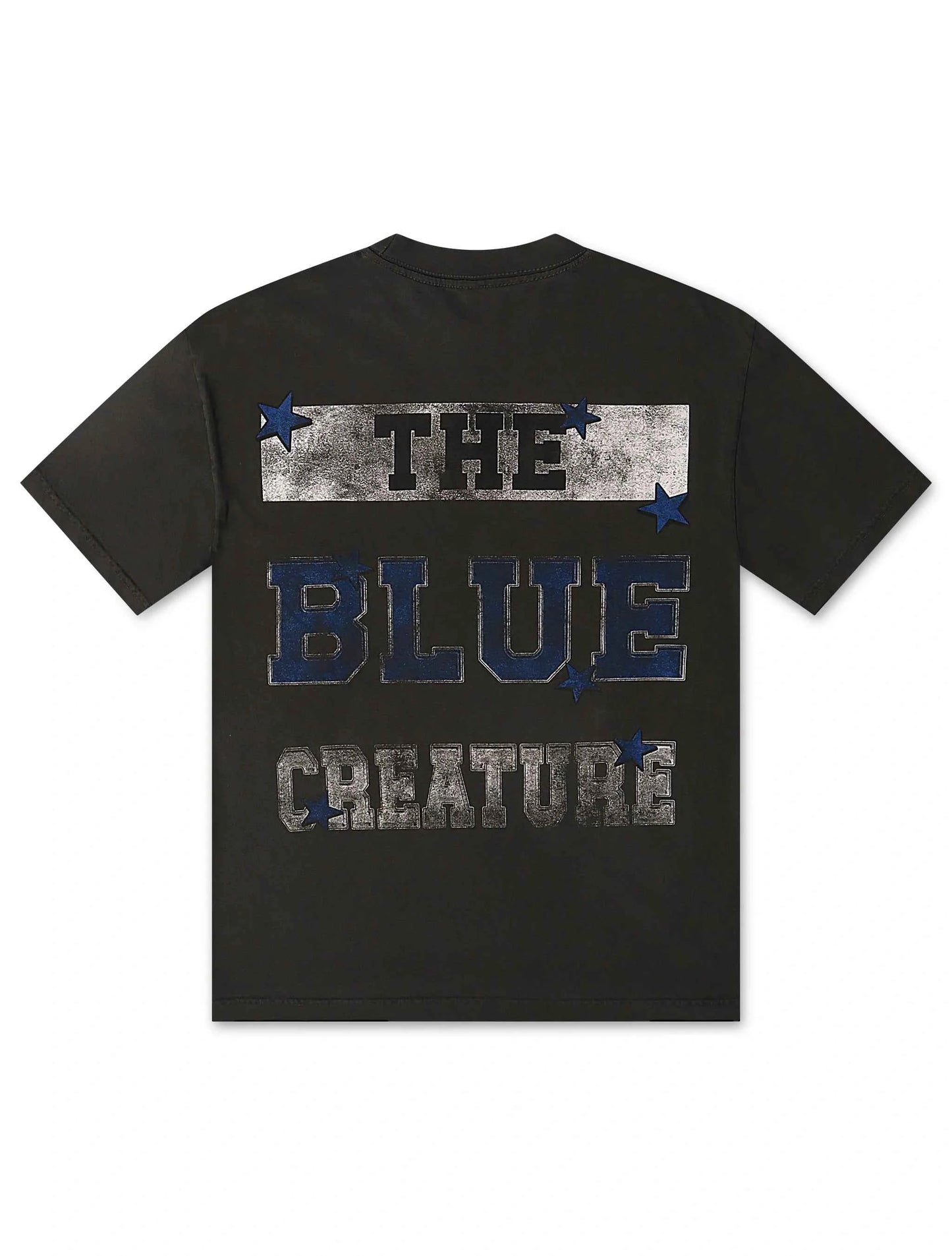 Stargazing Vulture Tee - Charcoal