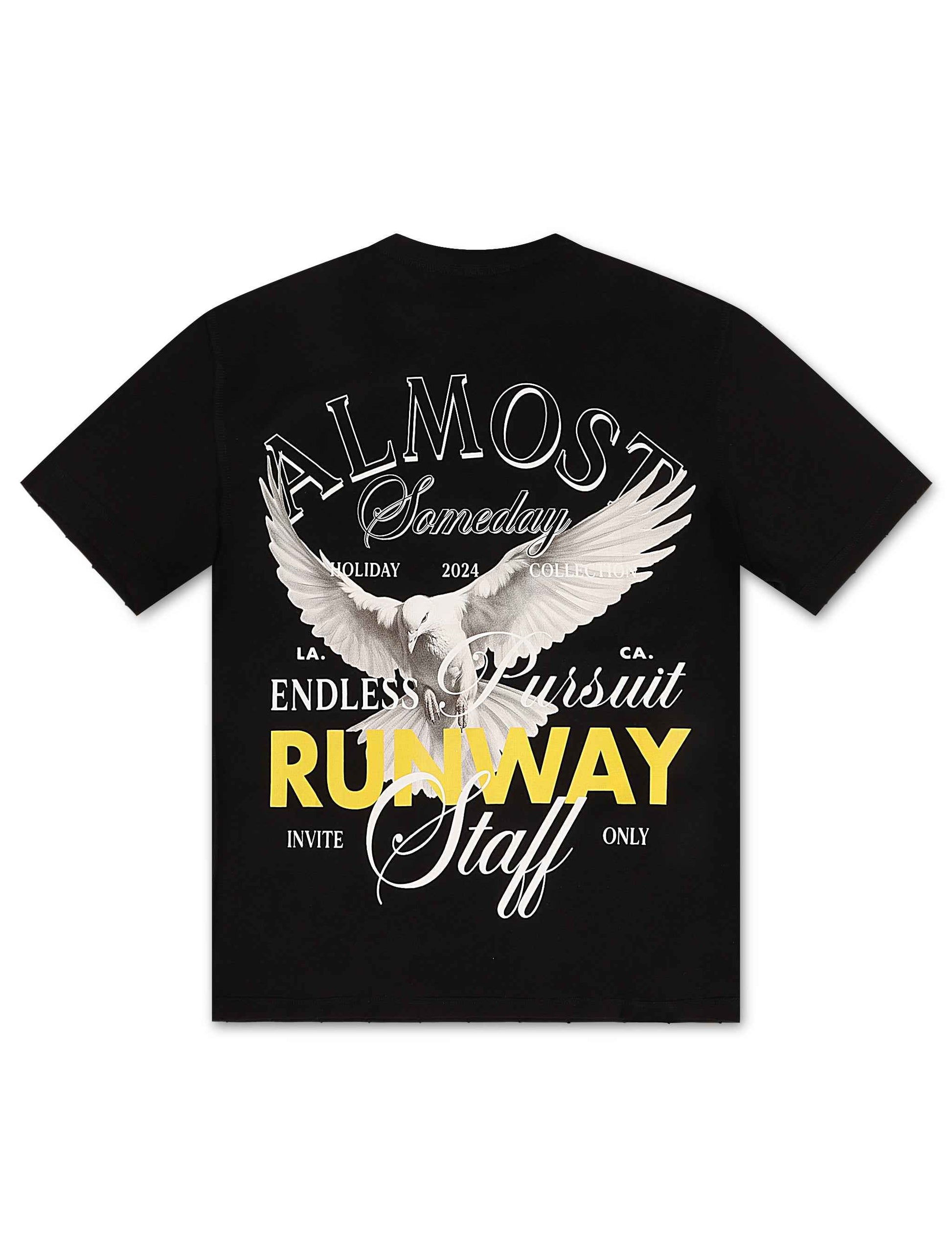 Almost Someday Runway Tee - Black