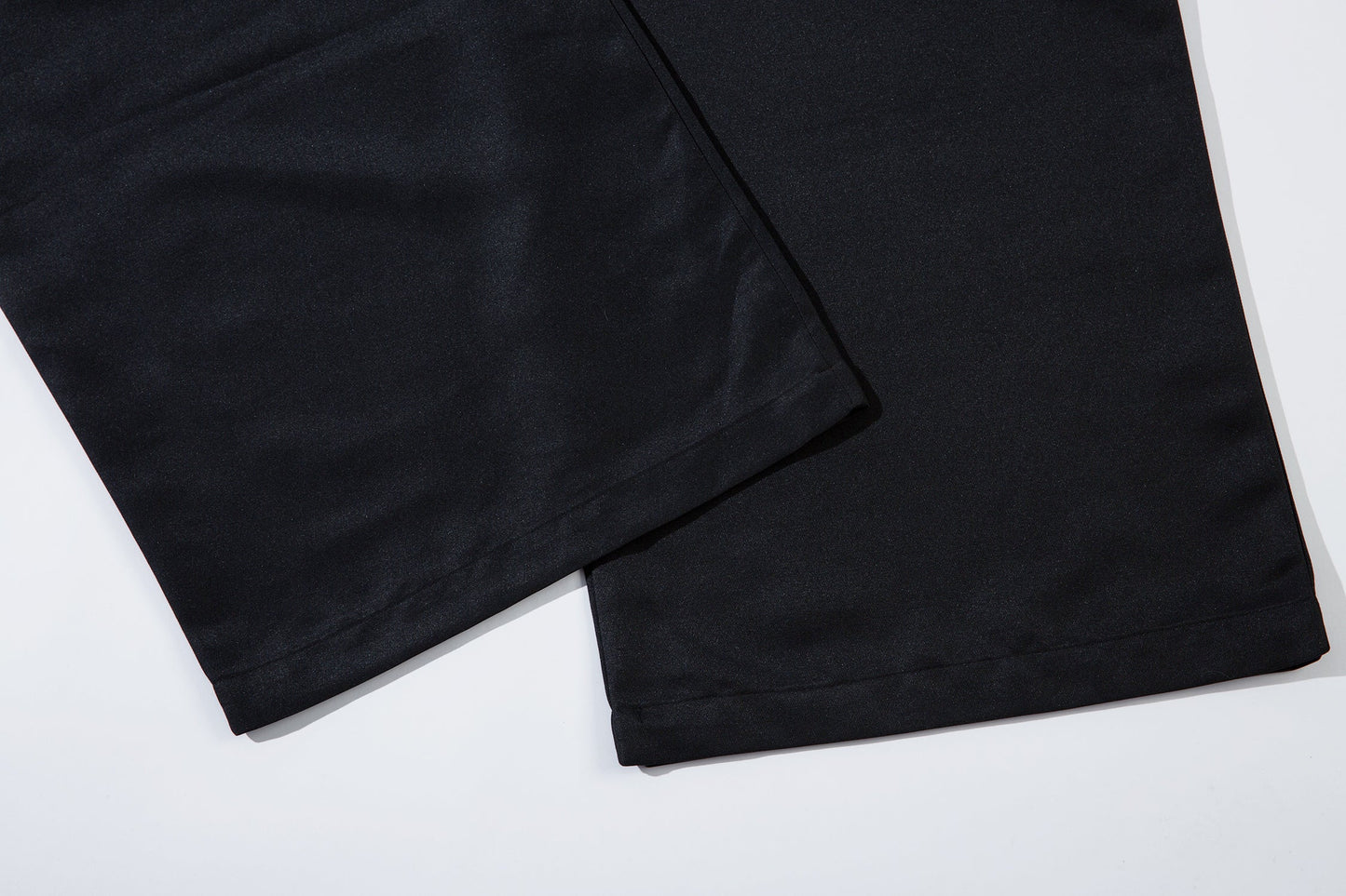 Men's Wide-Legged Black Trousers - Luxuryurbanwear