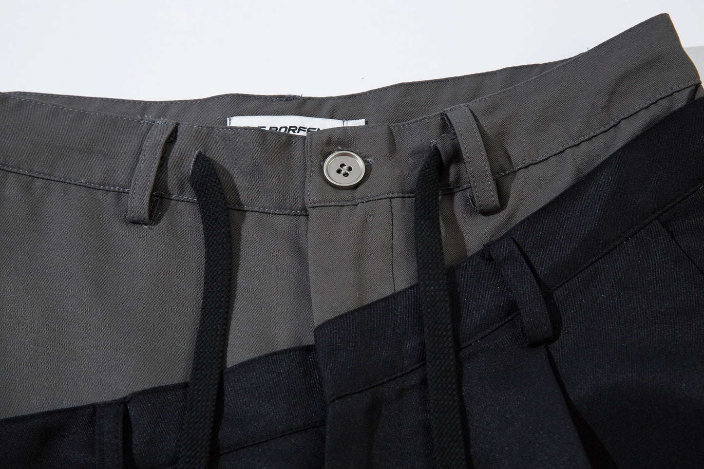 Men's Wide-Legged Black Trousers - Luxuryurbanwear