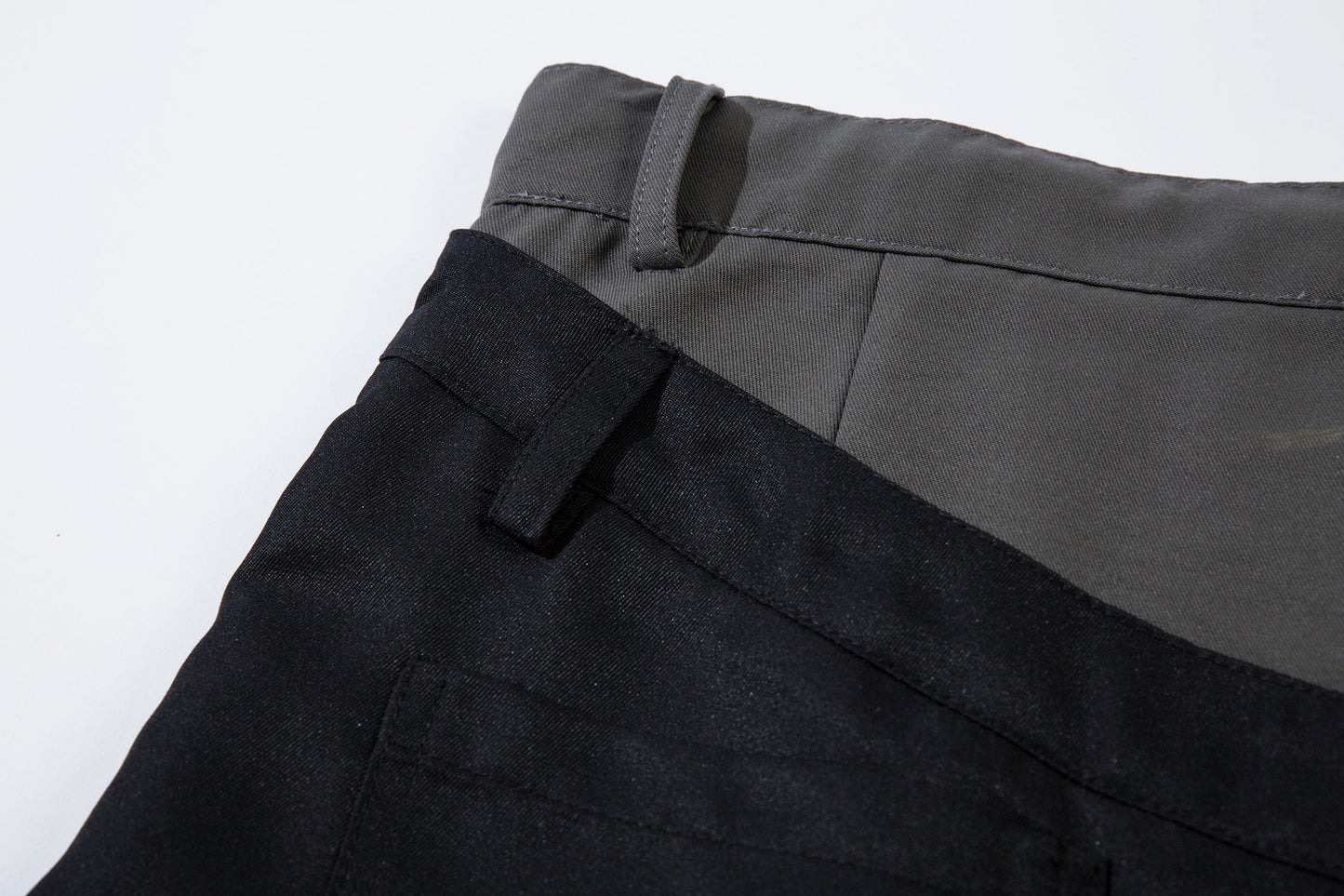 Men's Wide-Legged Black Trousers - Luxuryurbanwear