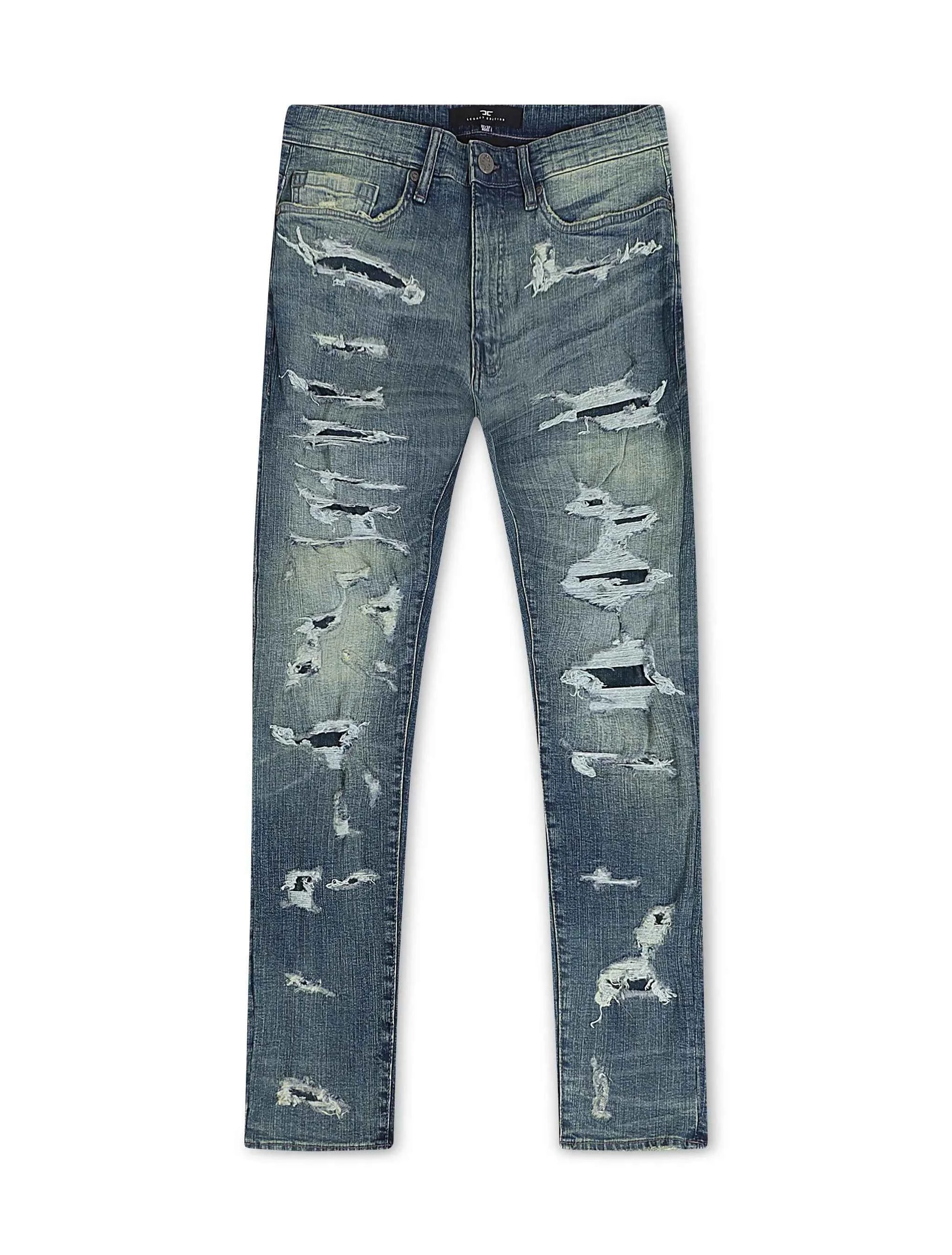 Jordan Craig Mens Vintage Washes Ross Fit  - Azure Gold