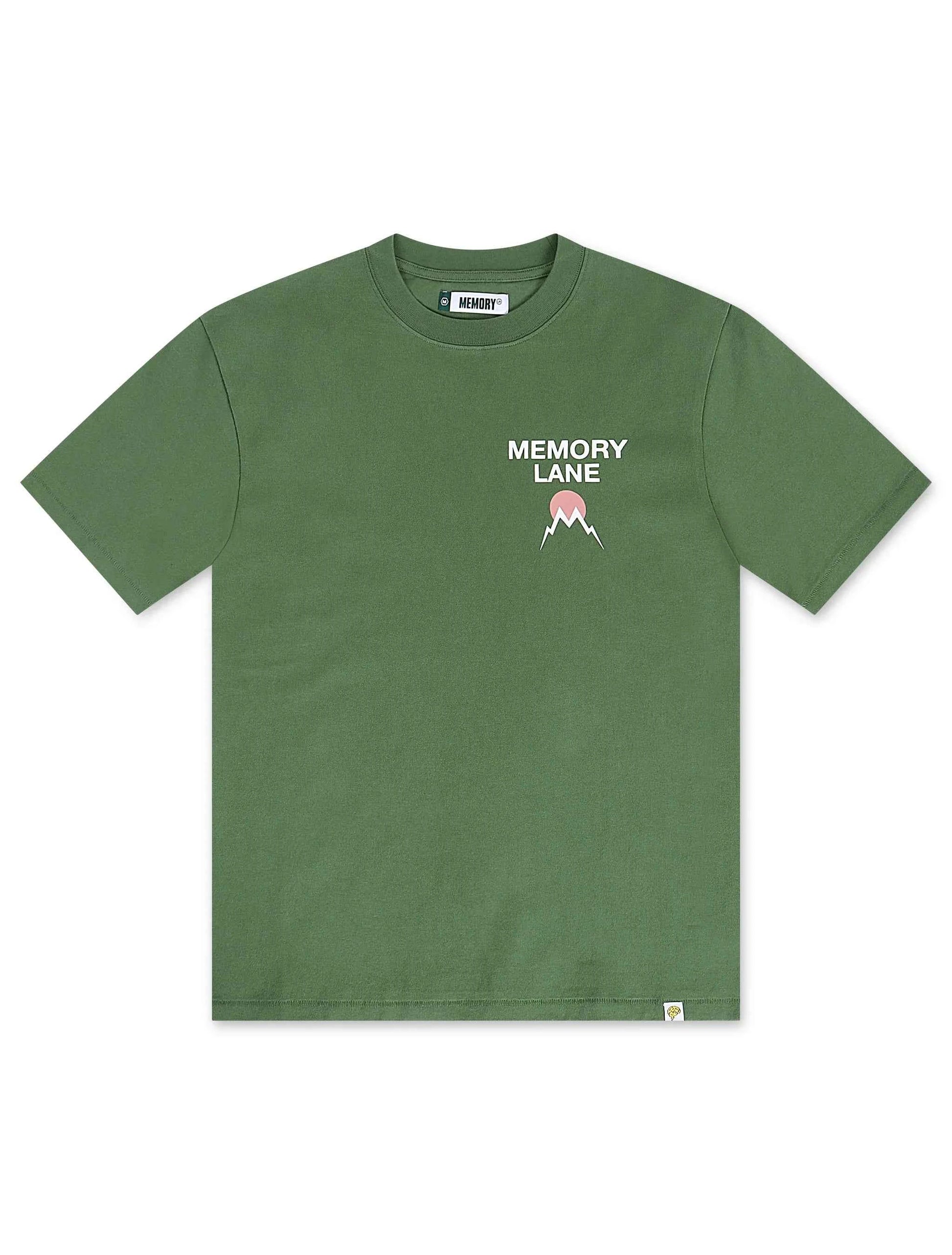 Memory Lane Core Flip Tee - Moss