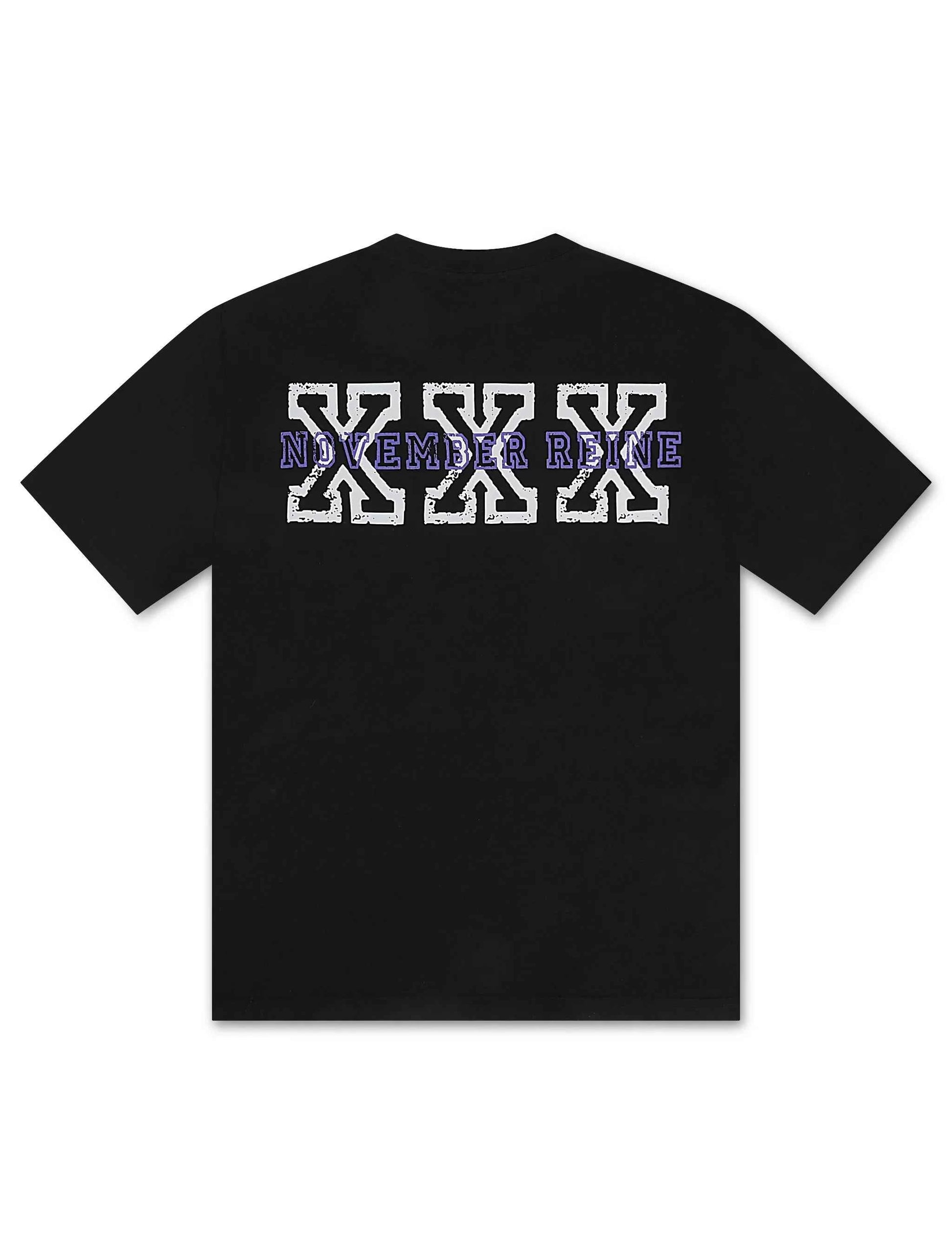 November Reine Sex Tape Heavyweight Tee - Black/Purple