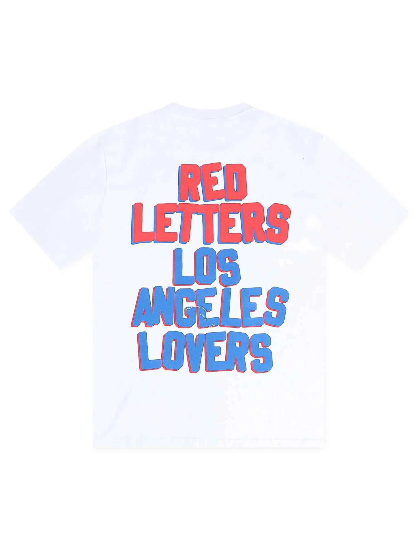 Red Letters Not LA Lovers Tee - White