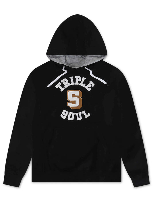 Triple 5 Mens UNY Long Sleeve Hoodie - Washed Black