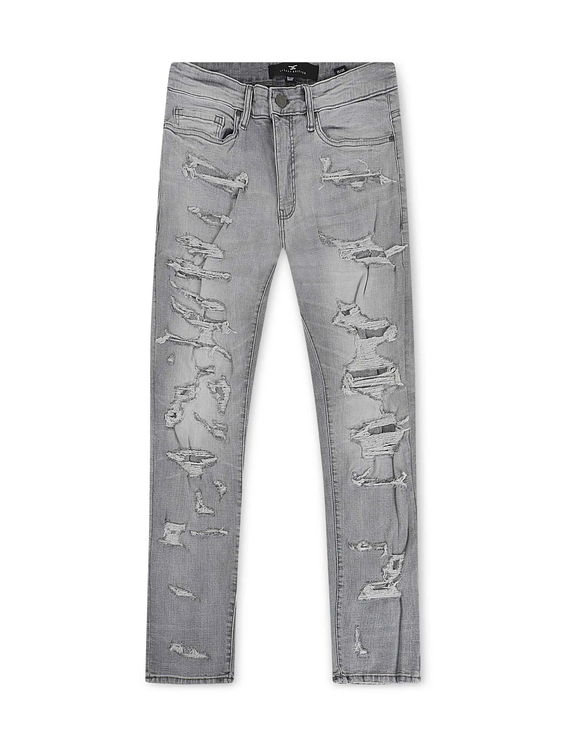 Jordan Craig Mens Vintage Washes Ross Fit  - Light Grey