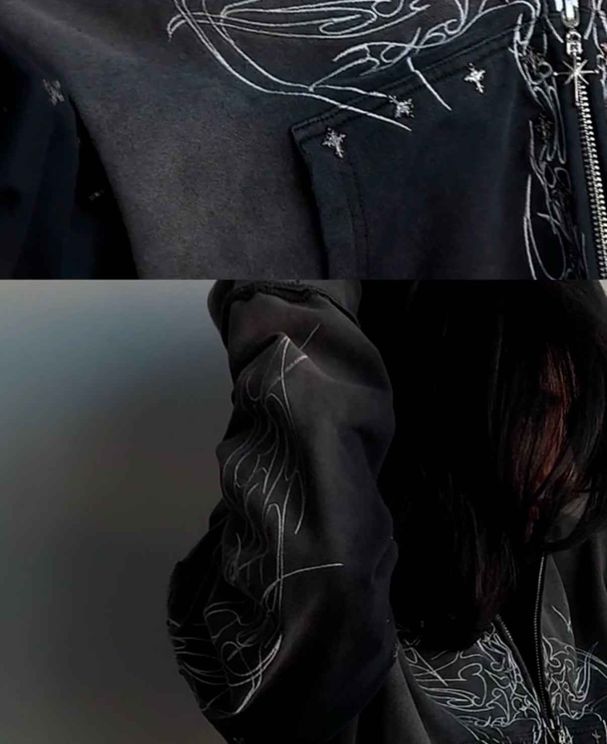 "DRKANGL" ZIP UP