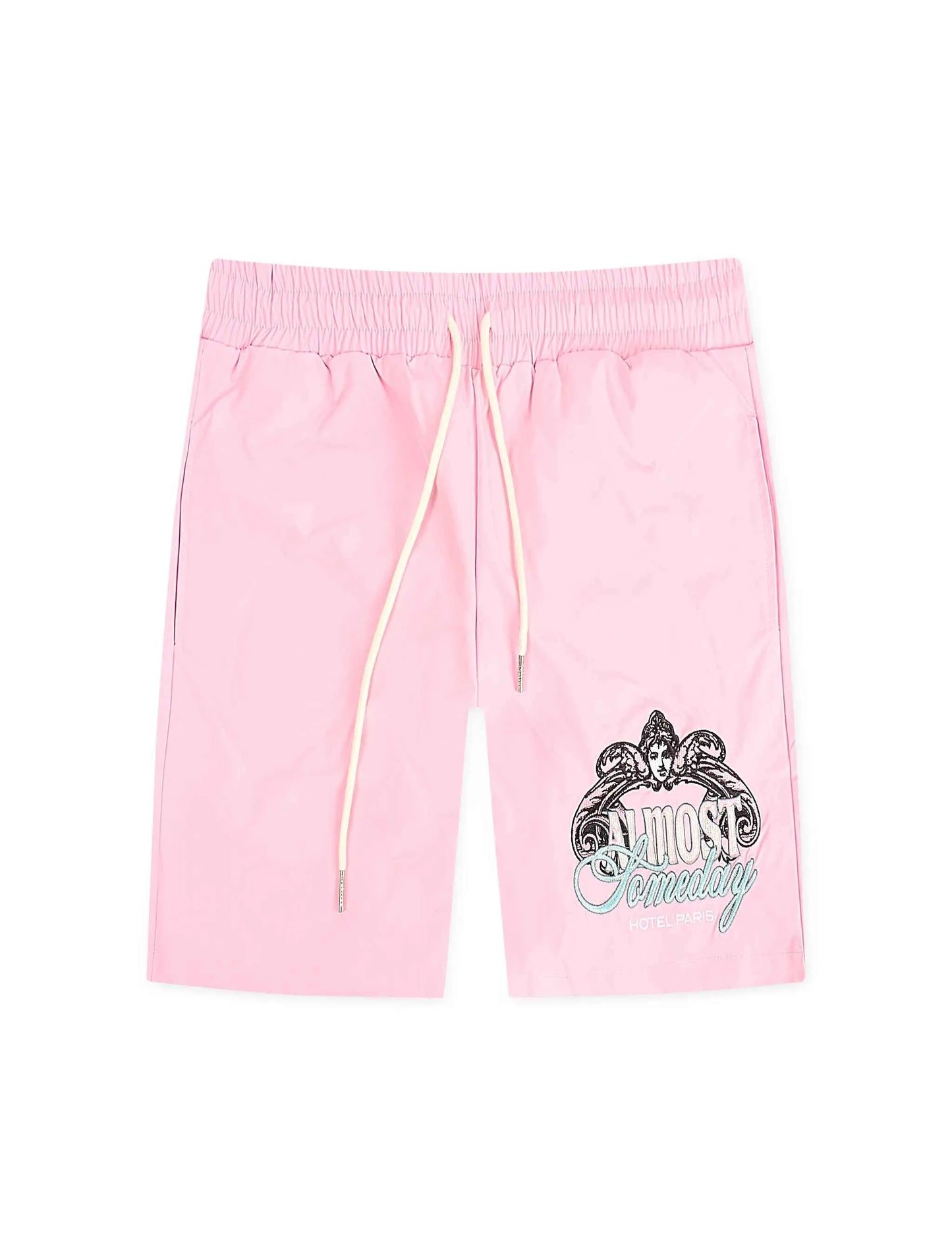 Almost Someday Prague Nylon Shorts - Pink
