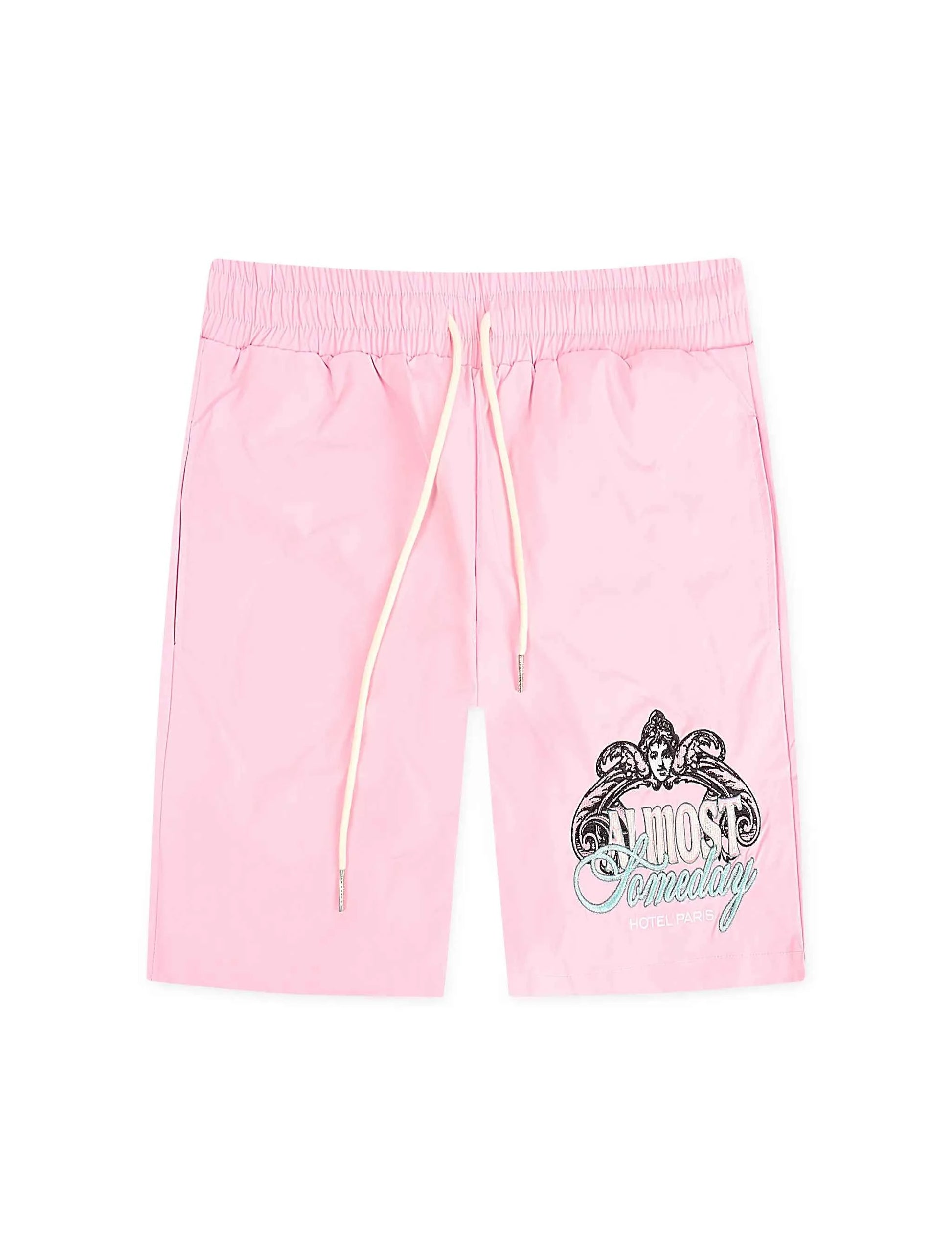 Almost Someday Prague Nylon Shorts - Pink