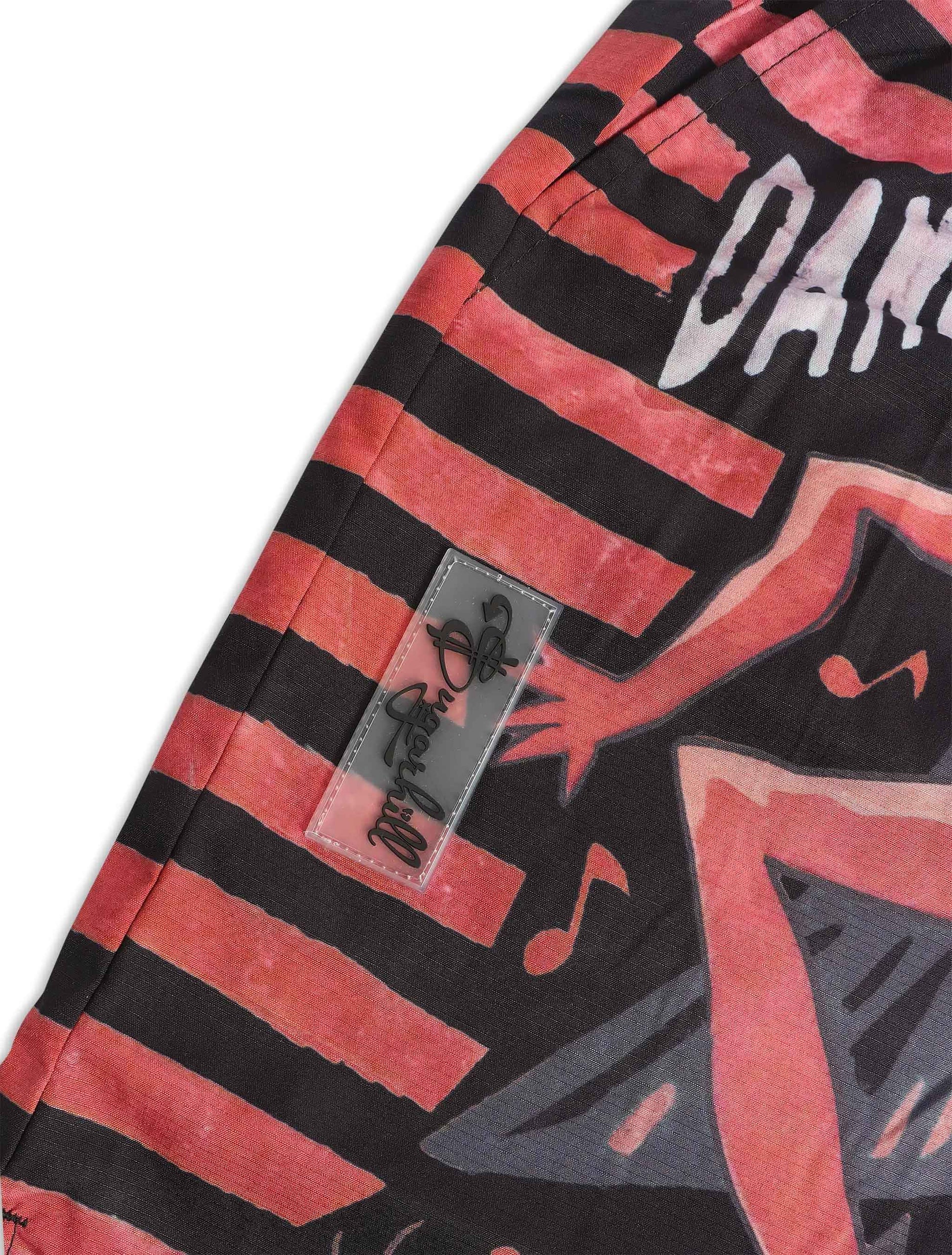 Sugarhill Dancing Poly Shorts - Black/Red
