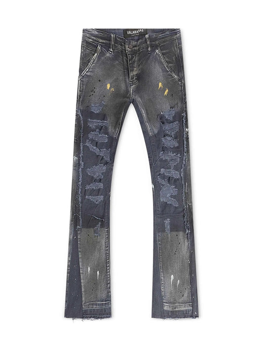 Valabasas Stellar Night Stacked Jeans - Dark Blue
