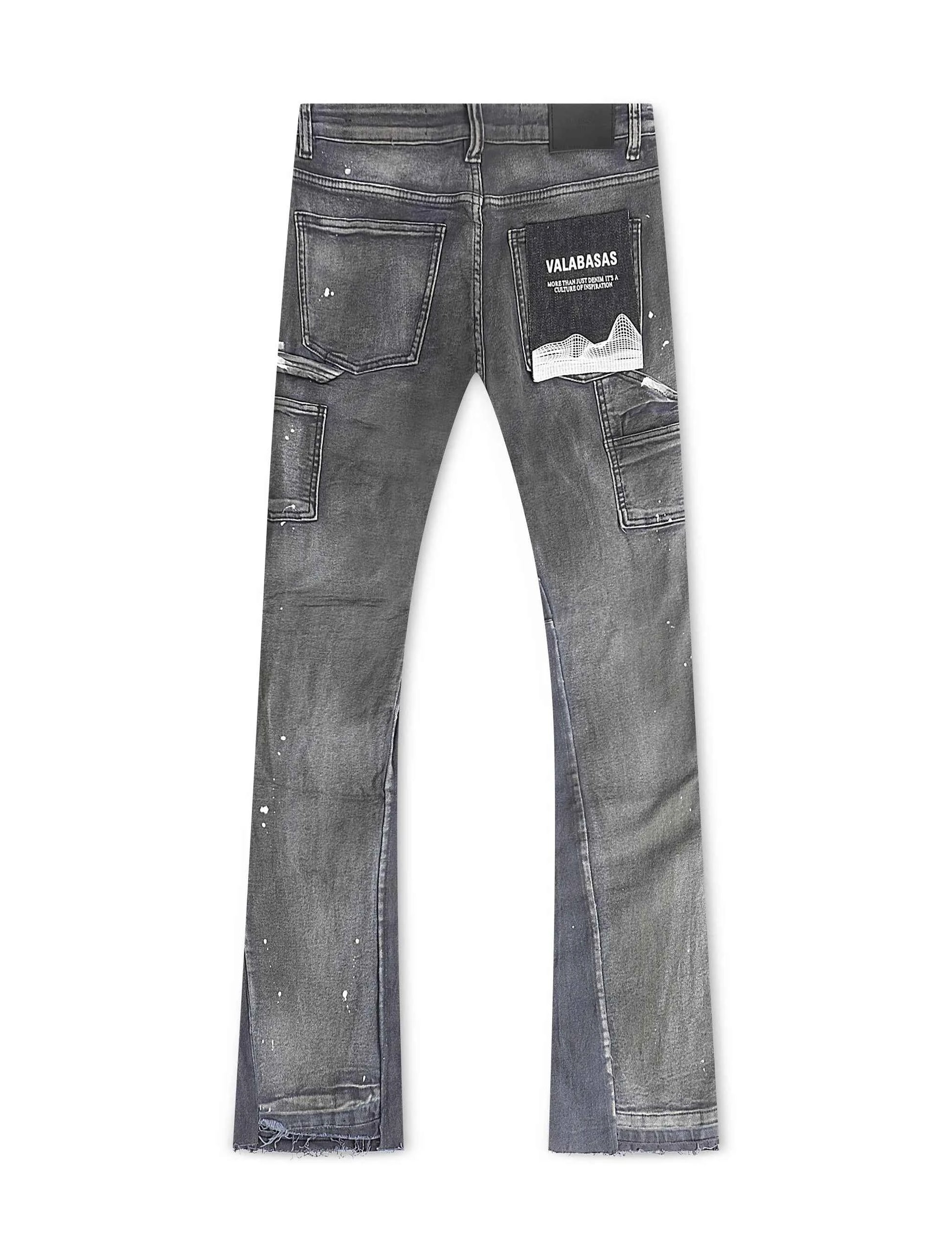 Valabasas Stellar Night Stacked Jeans - Dark Blue