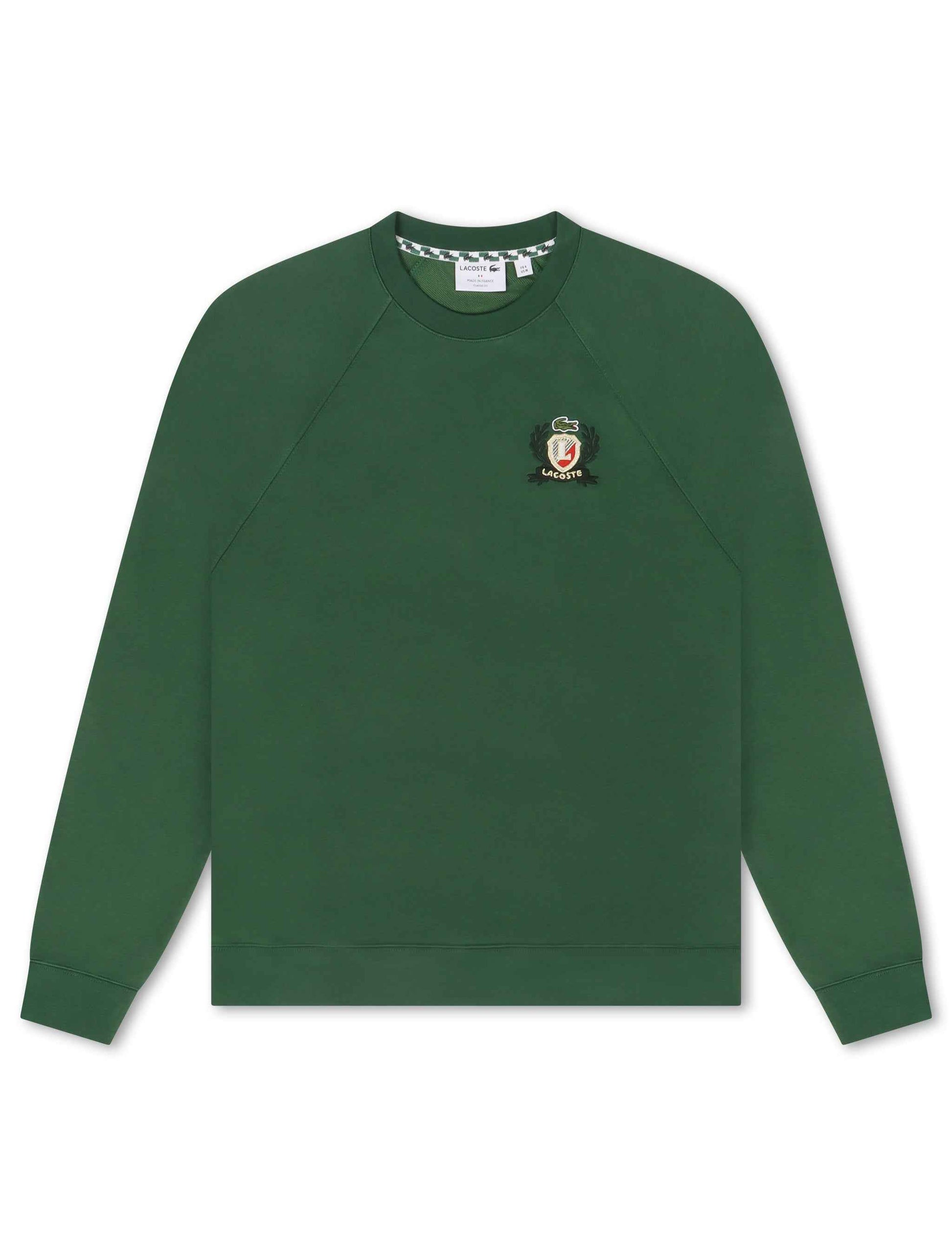 Lacoste Embroidered Shield Sweatshirt - Green