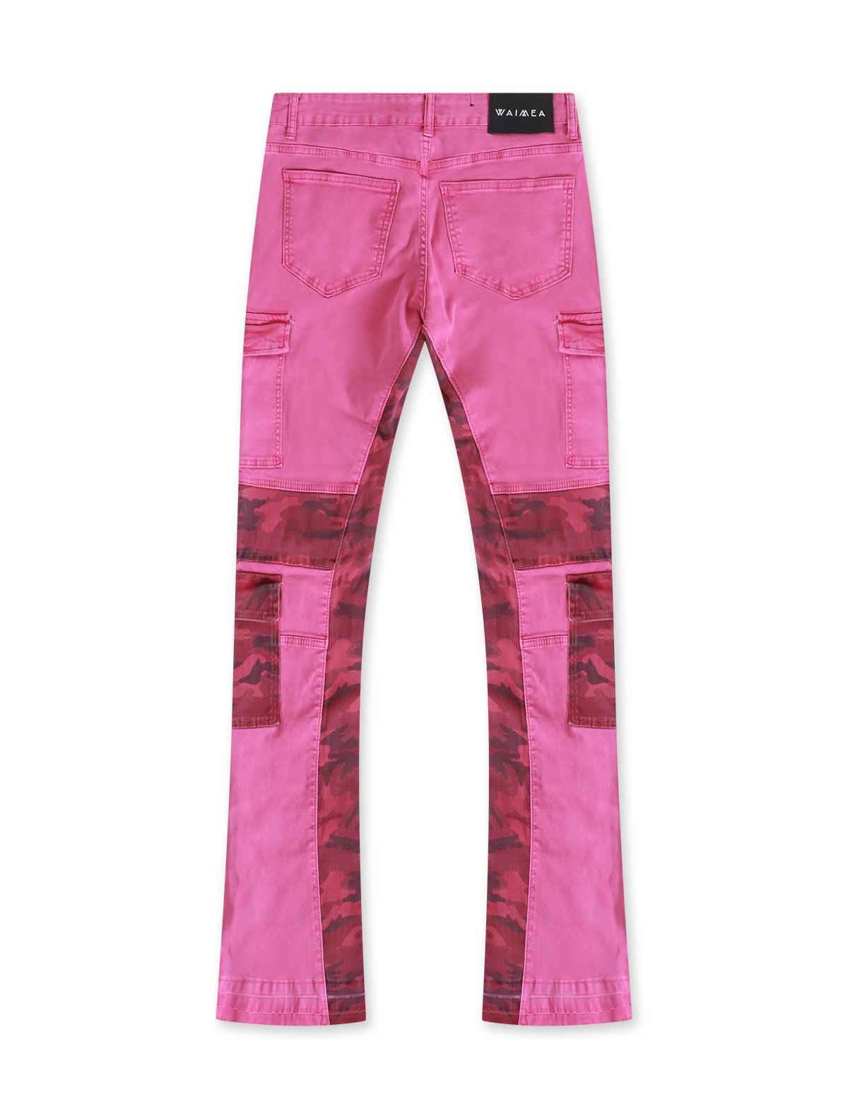 Waimea Stacked Jeans - Pink