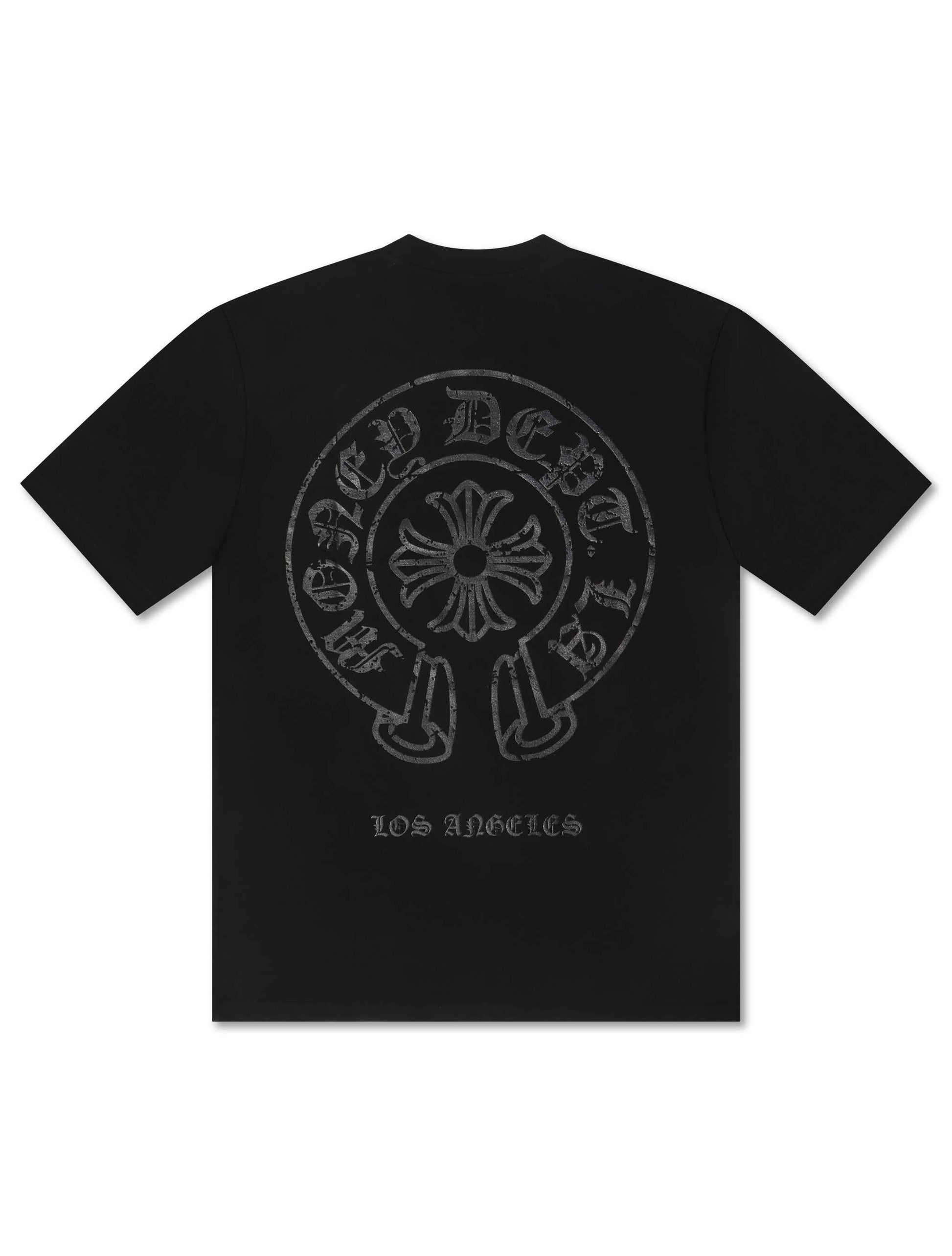 Money Dept. Vintage Old English Tee - Black/Black