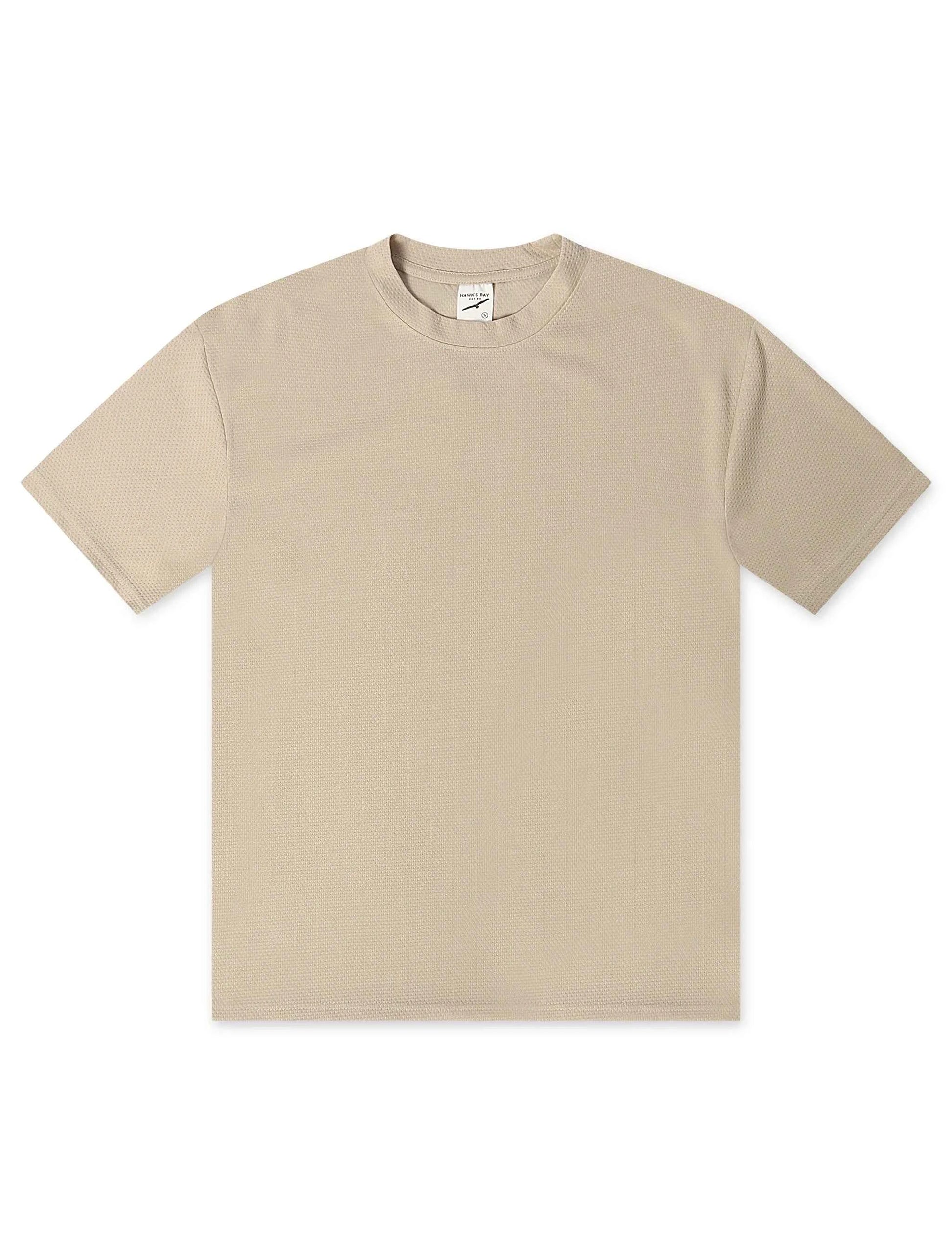 Denim Exchange Knit Tee - Khaki