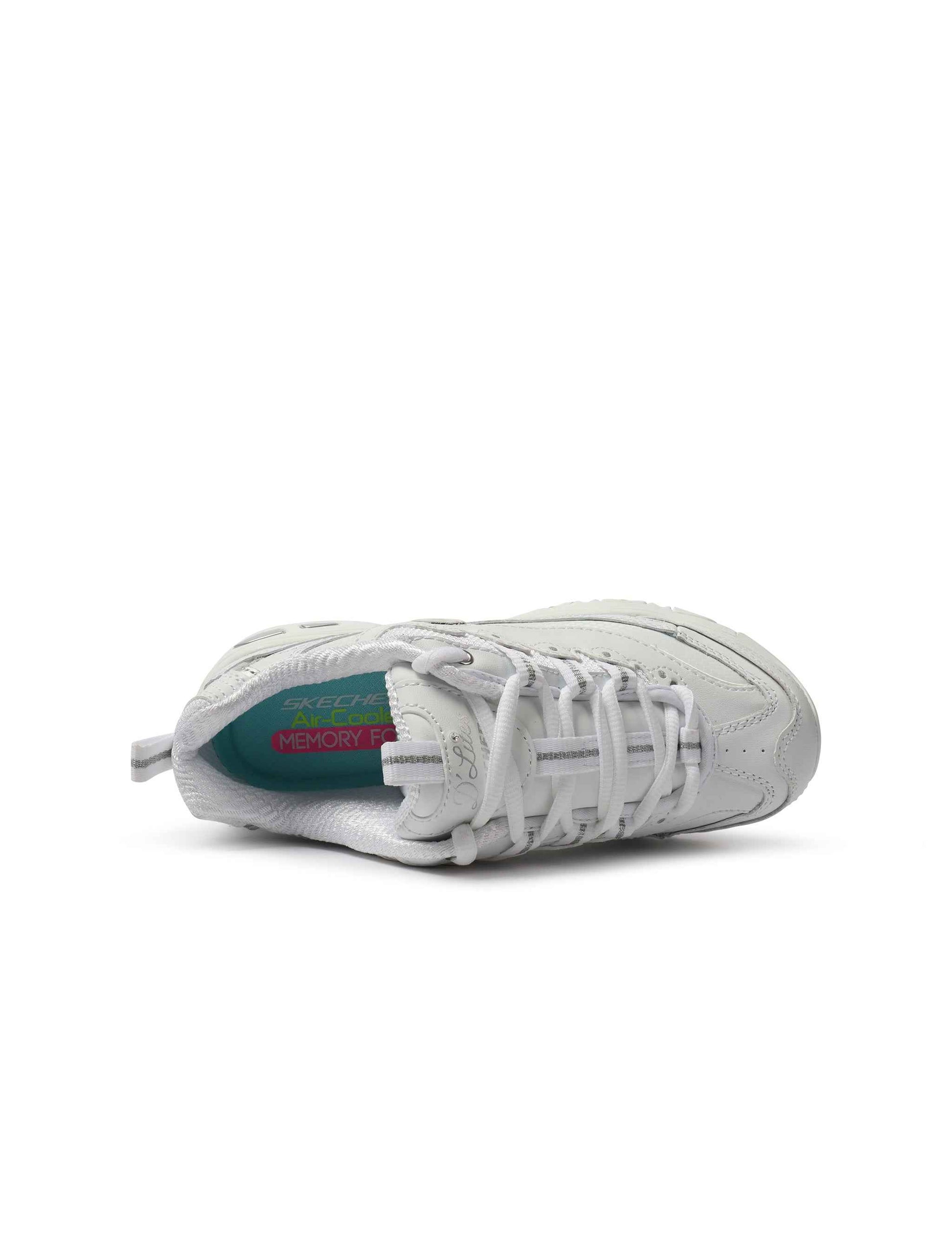 Skechers Womens D'Lites Fresh Start Shoes - White