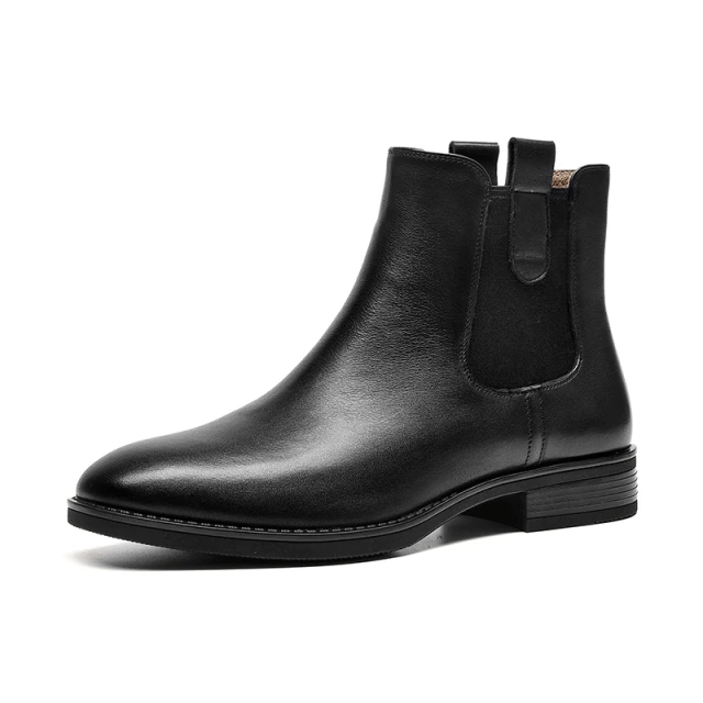 Kent Women's Genuine Leather Black Boots - Luxuryurbanwear