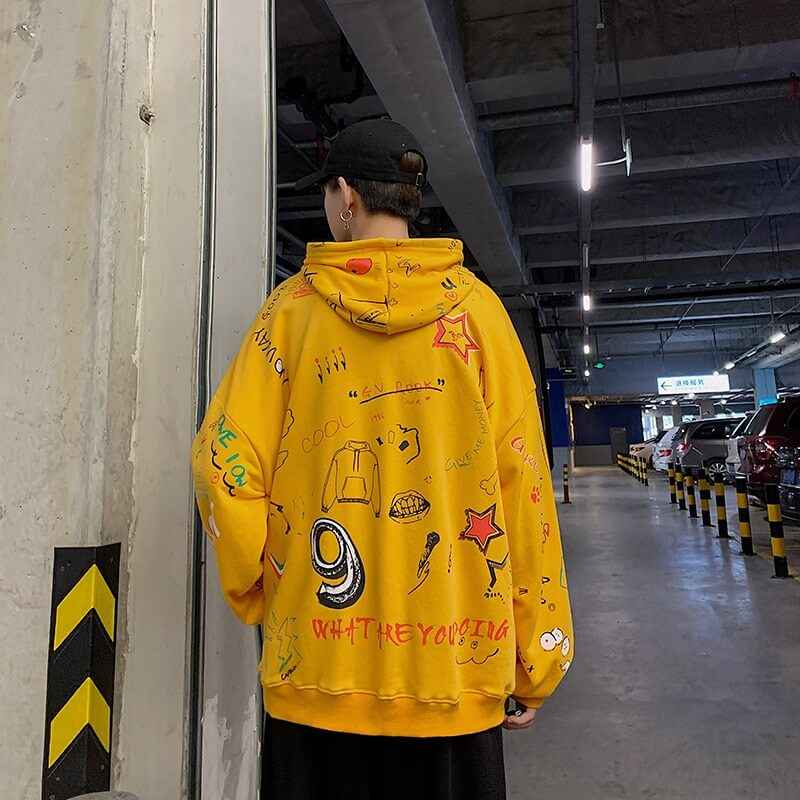 Korean Streetwear hoodies urban street fashion korean hoodies