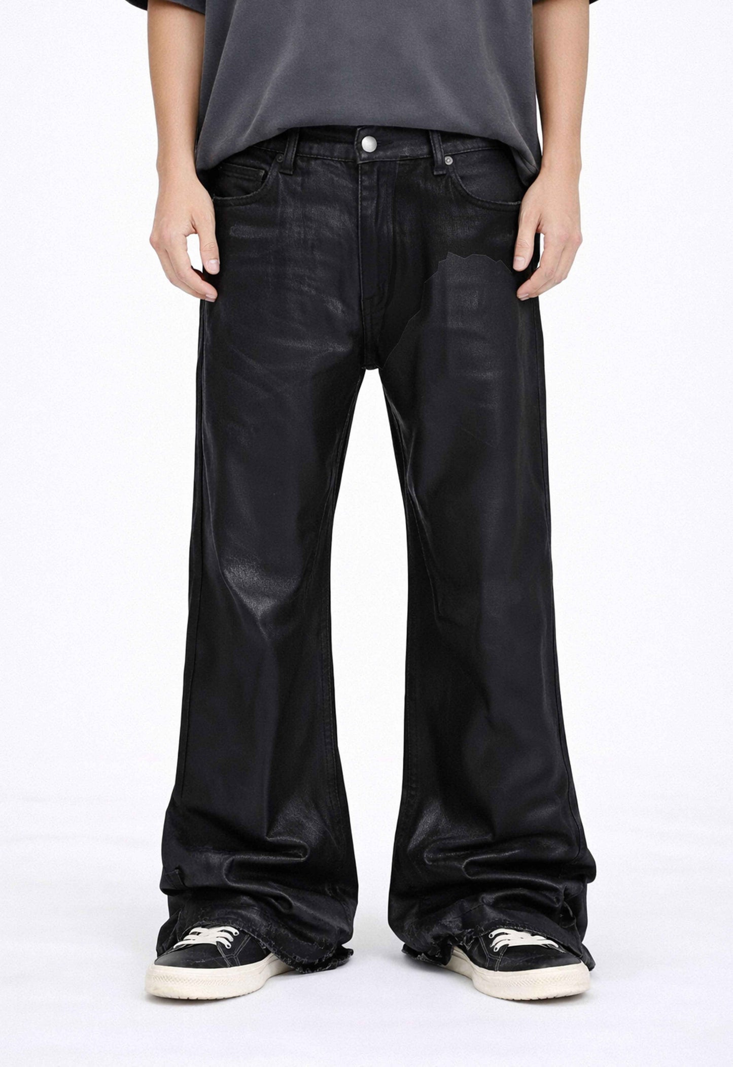 WIDEBOY PATCHWORK WAXED DENIM