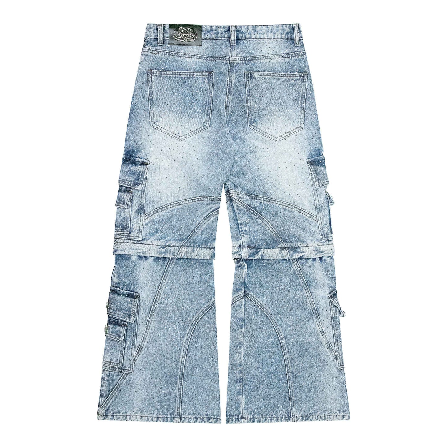 "LGHTCRYSTL" TRNSFRMR DENIM