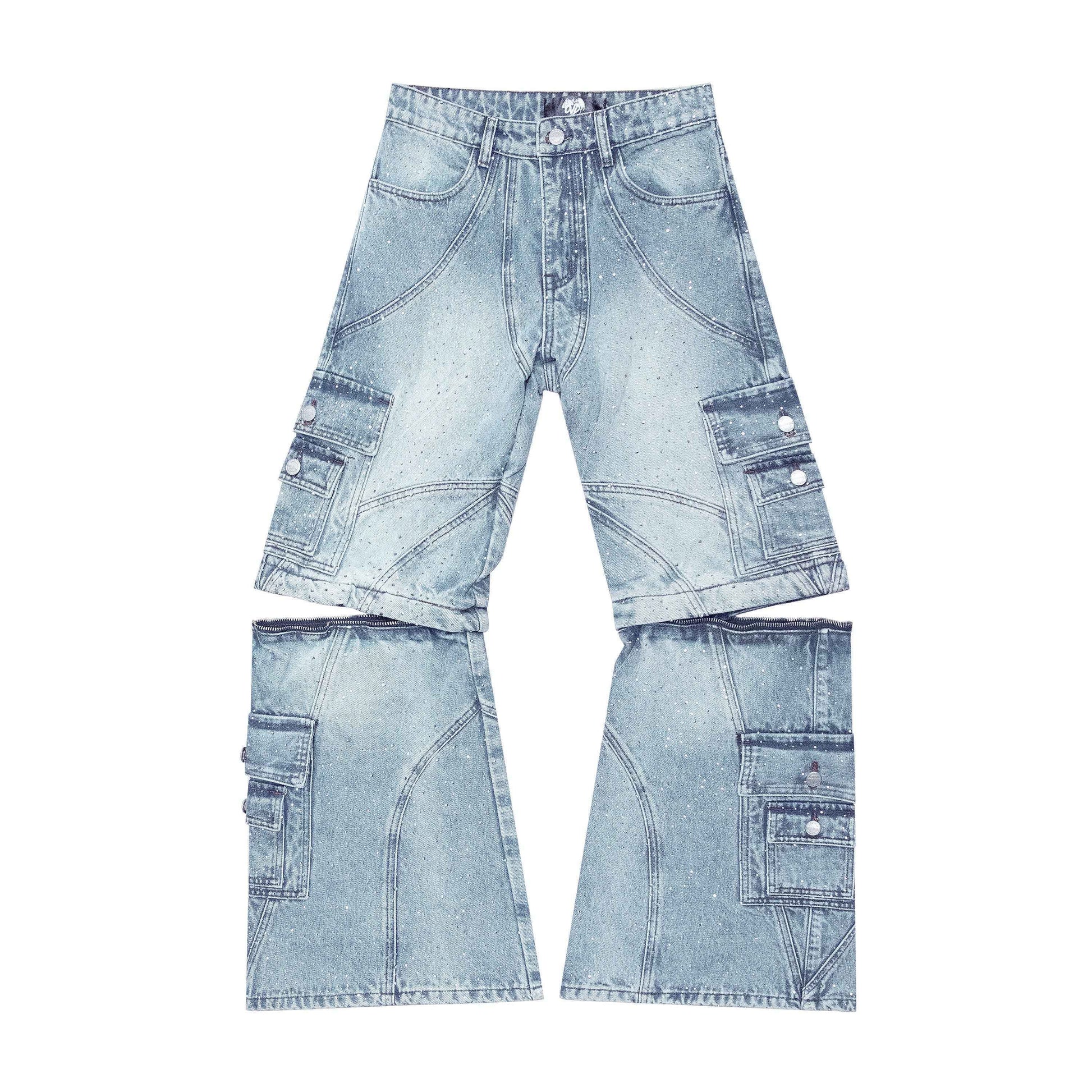 "LGHTCRYSTL" TRNSFRMR DENIM